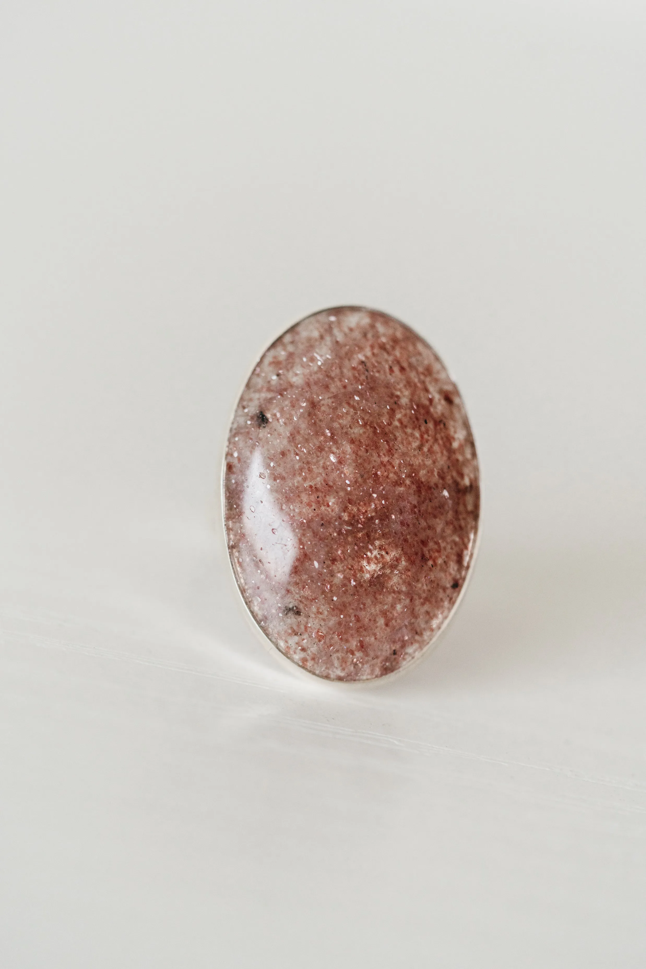 Xandra Ring | Cherry Quartz sold by Goldie Lew