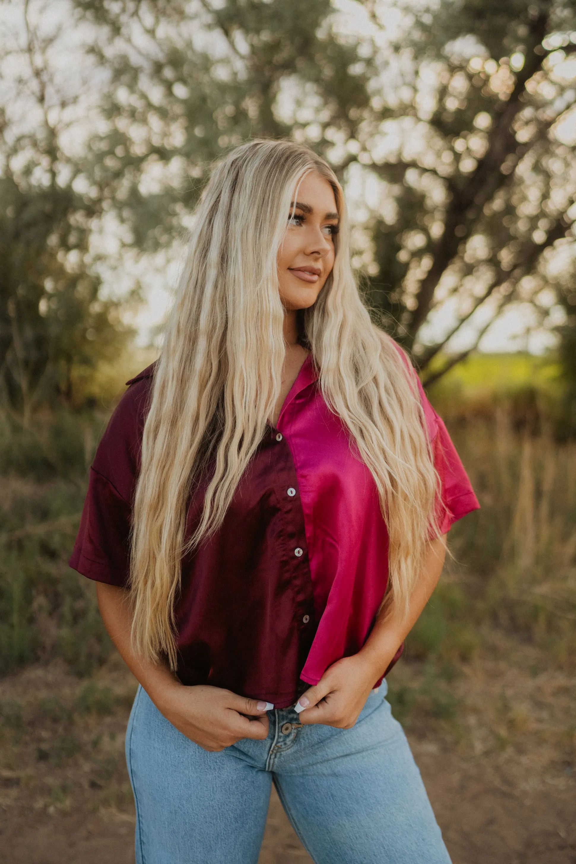 Pink Duo Top - FINAL SALE sold by Goldie Lew