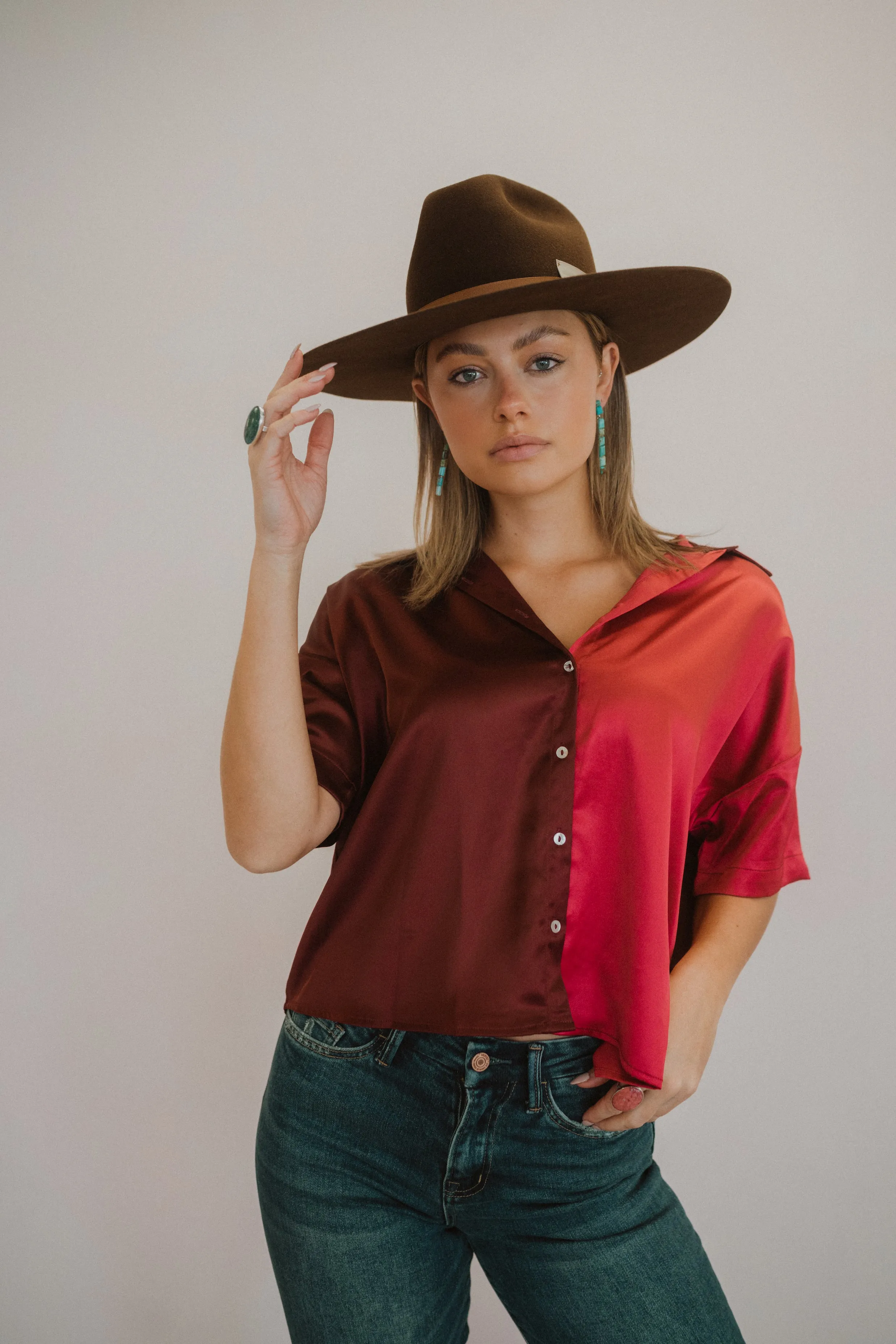 Pink Duo Top - FINAL SALE sold by Goldie Lew product image thumbnail 4