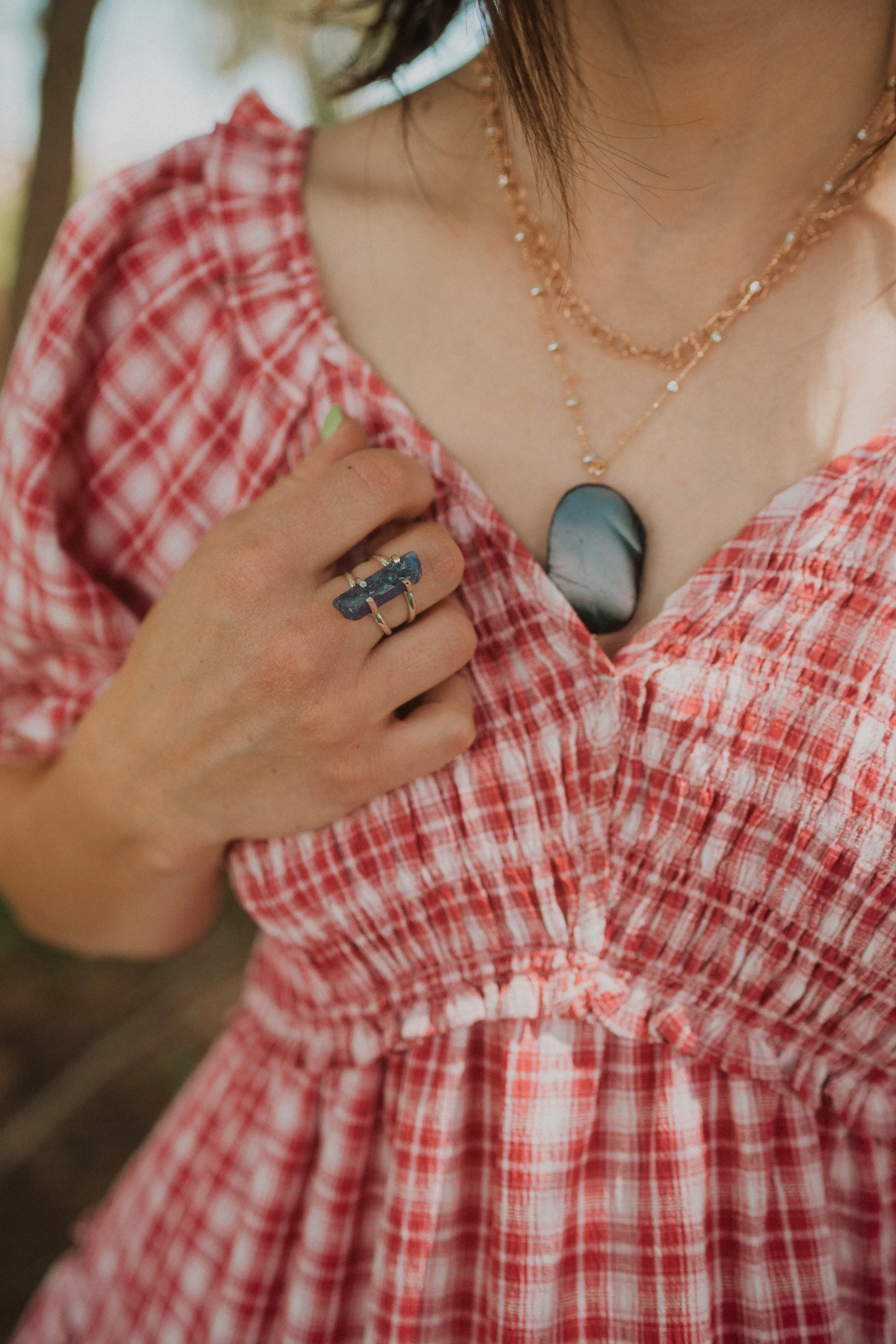 Portia Ring | Tanzenite sold by Goldie Lew product image thumbnail 2