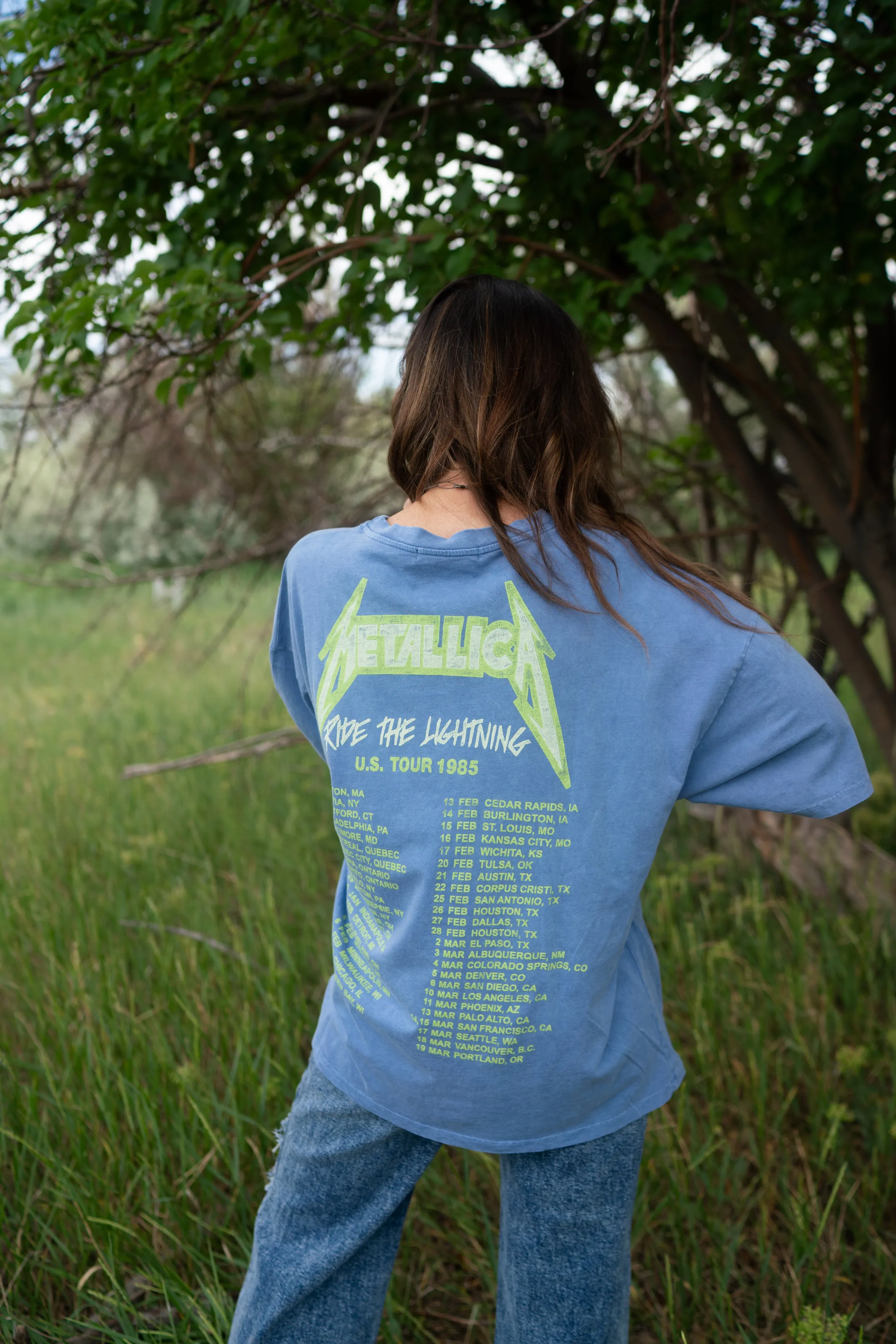 Metallica Tour 1985 T-Shirt sold by Goldie Lew product image thumbnail 5