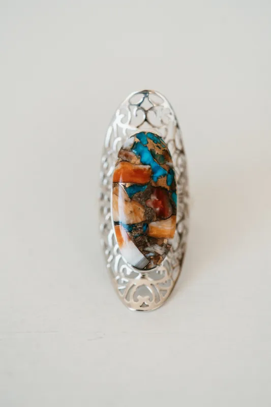 Larson Ring | Spiny Turquoise sold by Goldie Lew