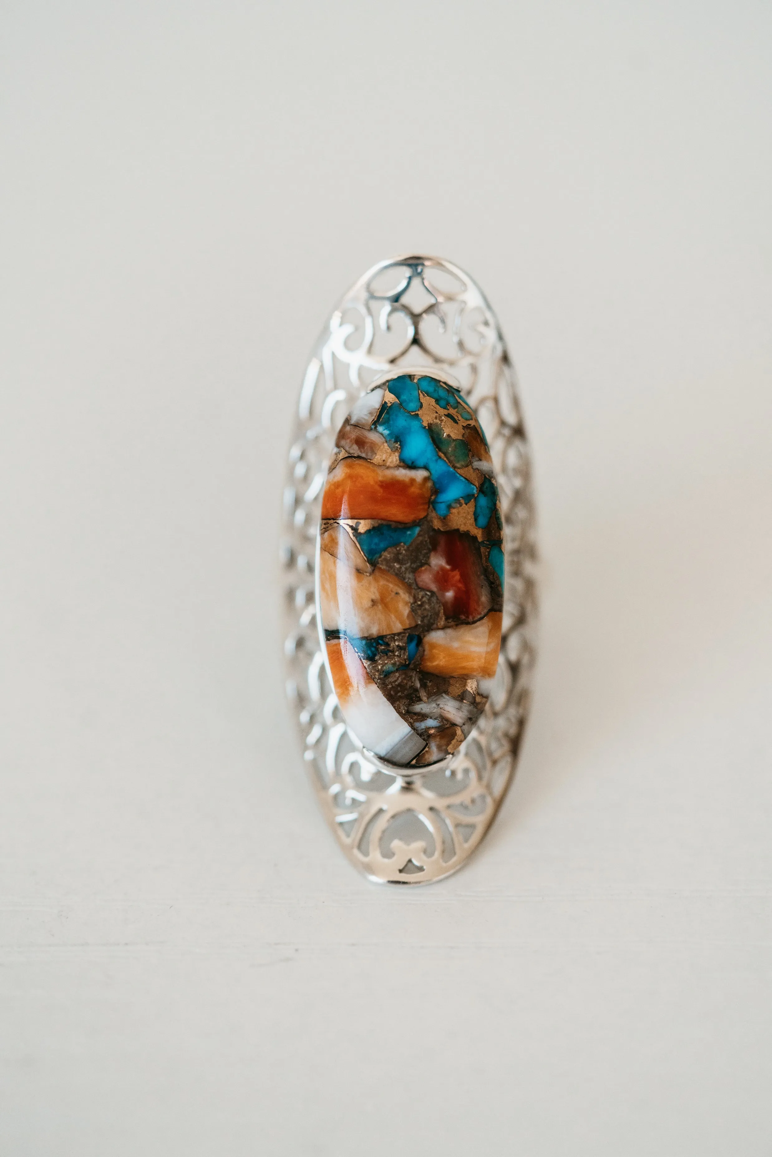 Larson Ring | Spiny Turquoise sold by Goldie Lew