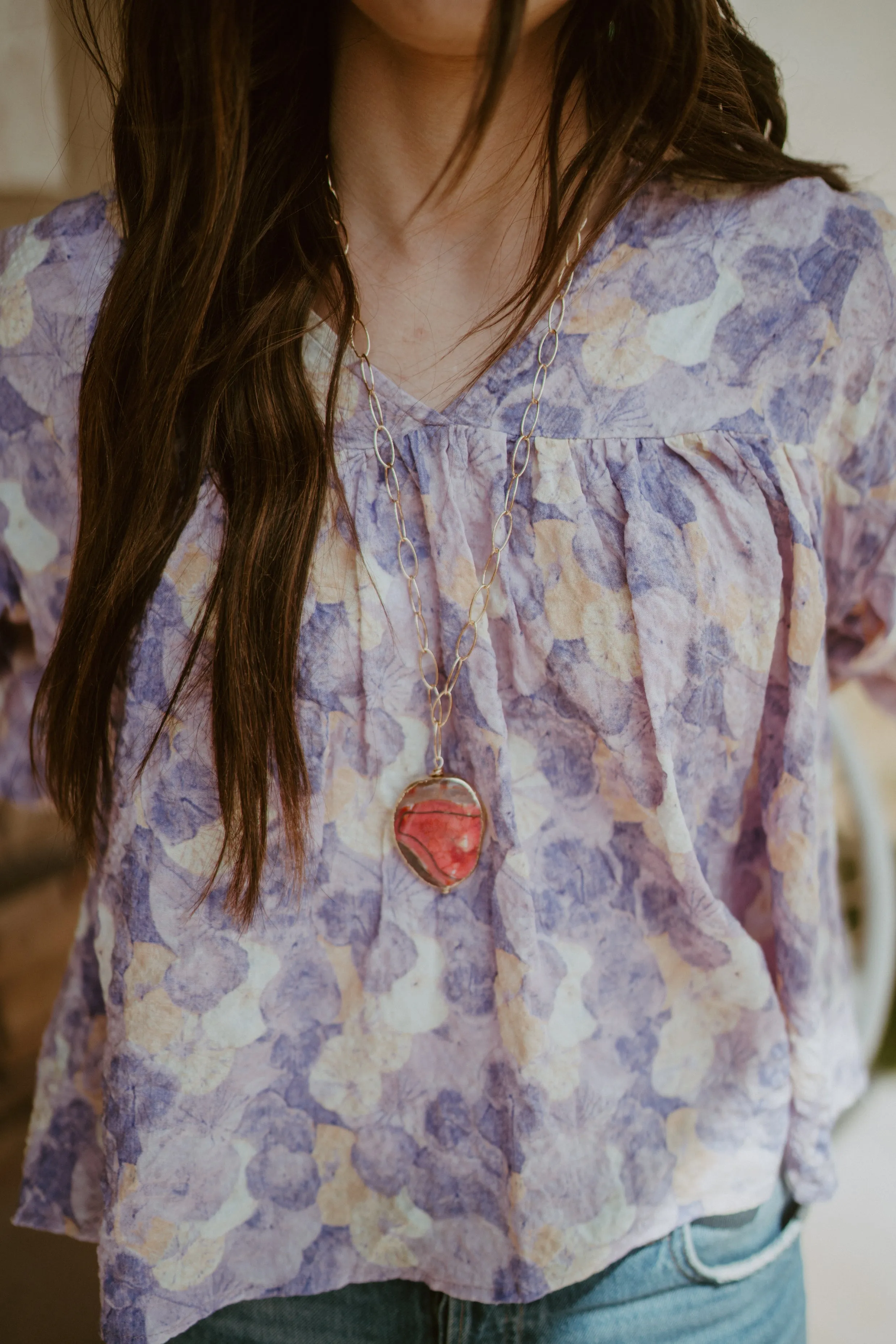 Pink Lady Necklace #2 sold by Goldie Lew