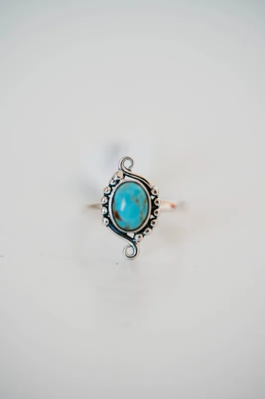 Dasha Ring | Turquoise- FINAL SALE sold by Goldie Lew
