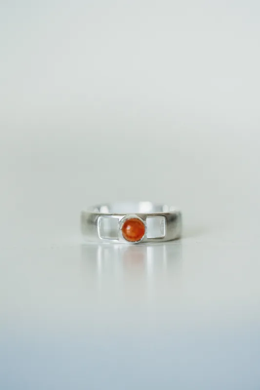 Amina Ring | Carnelian sold by Goldie Lew