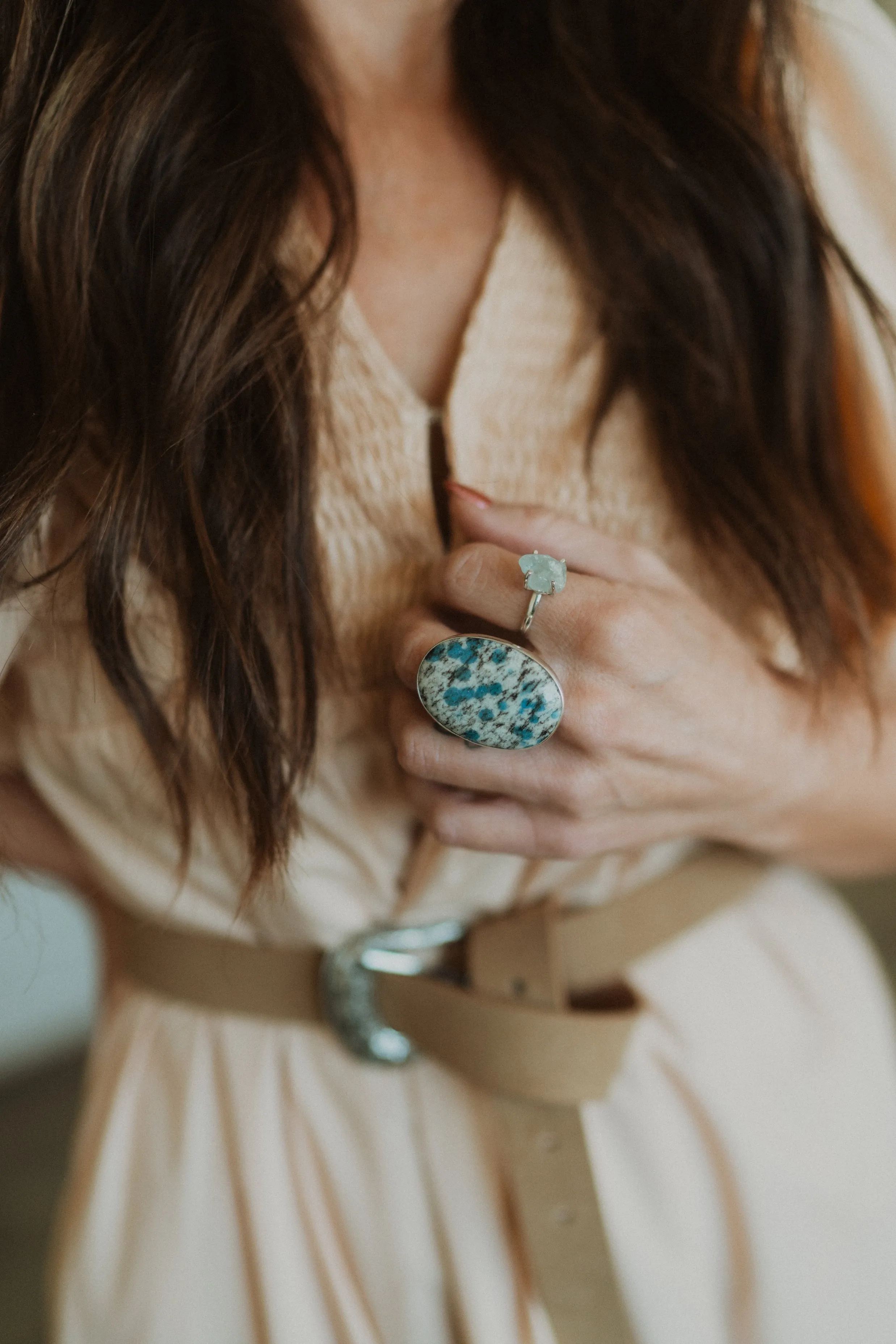 Eleanor Ring | Aquamarine sold by Goldie Lew product image thumbnail 2