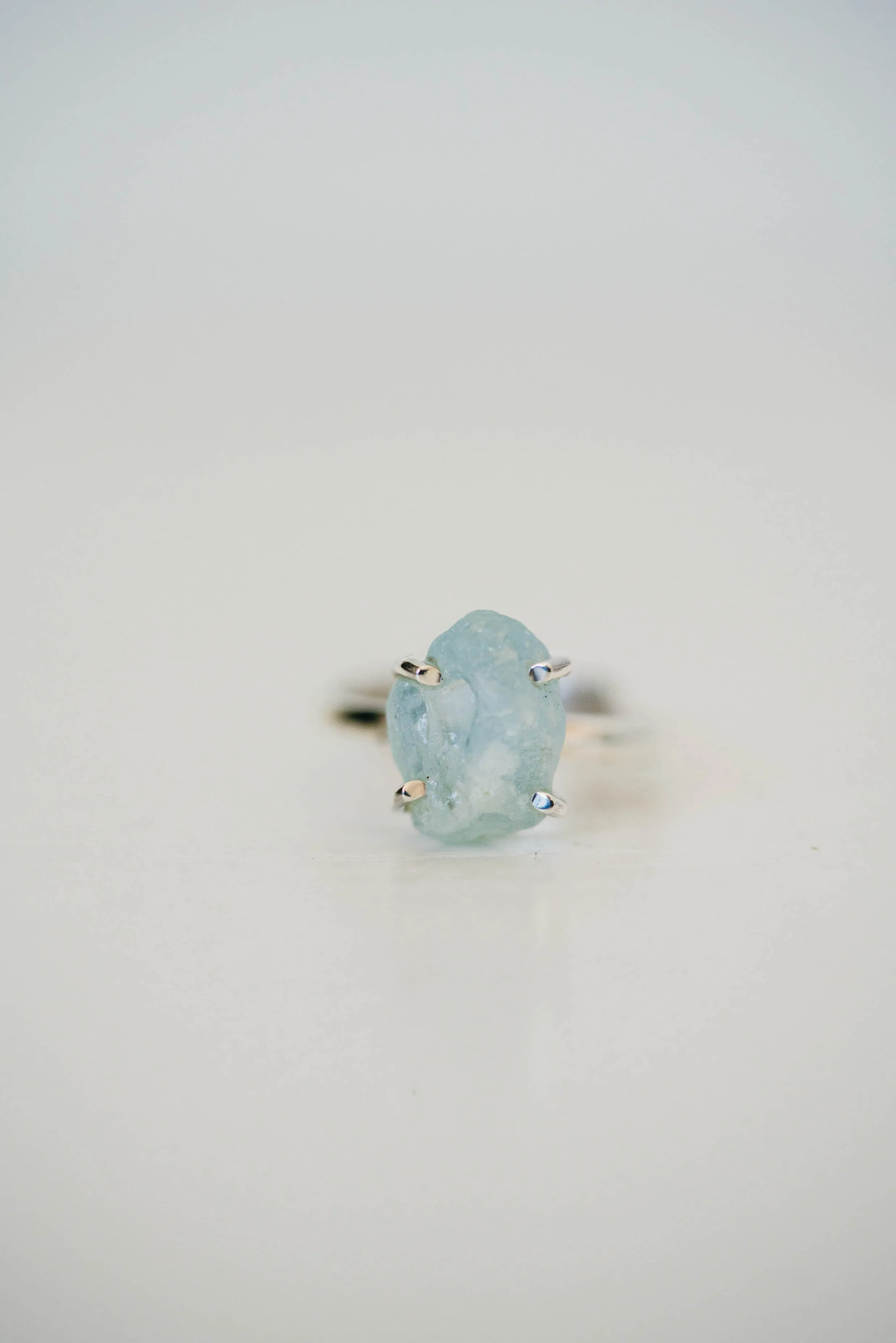 Eleanor Ring | Aquamarine sold by Goldie Lew