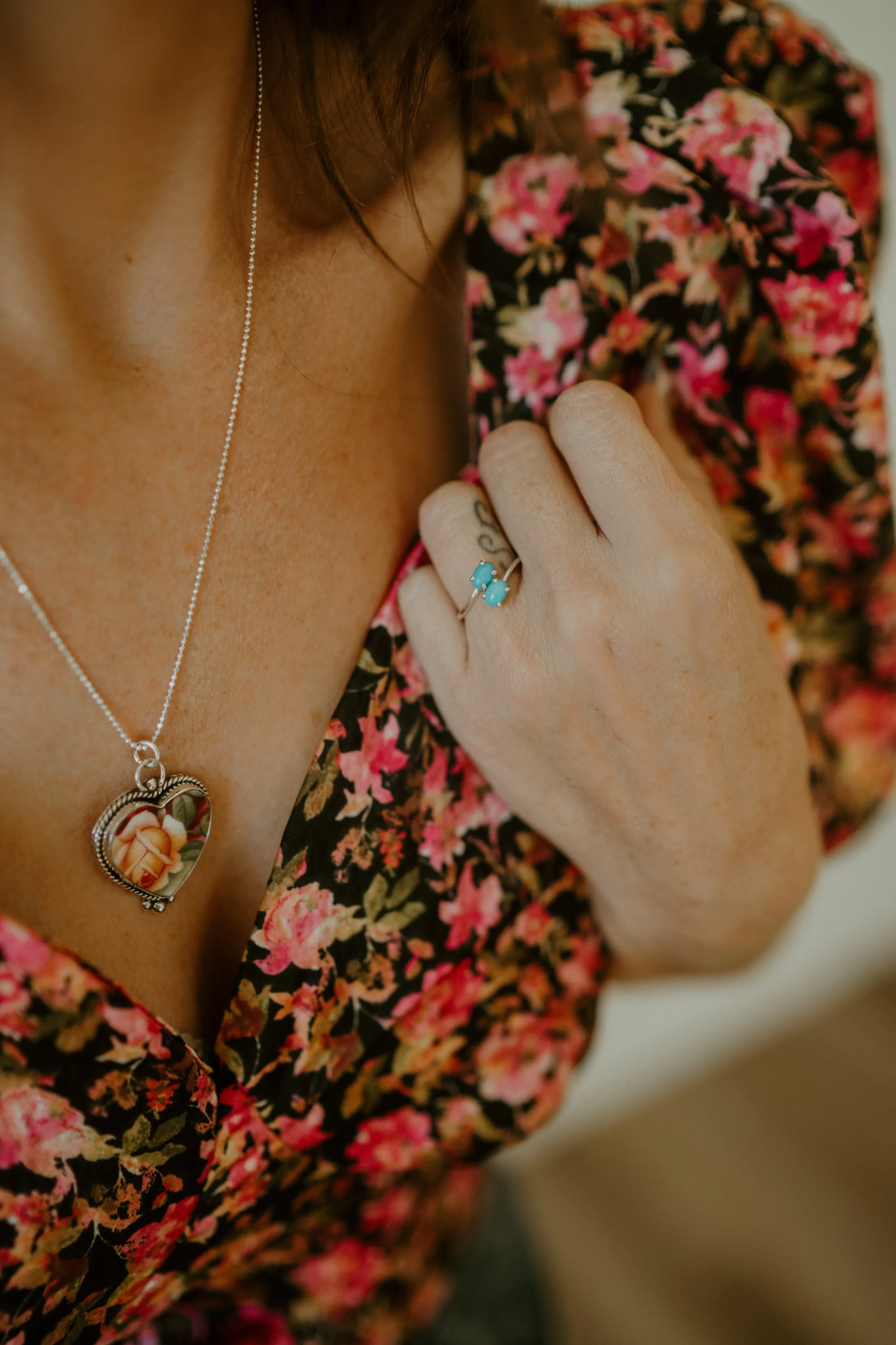 Wrenley Ring | Turquoise sold by Goldie Lew product image thumbnail 2