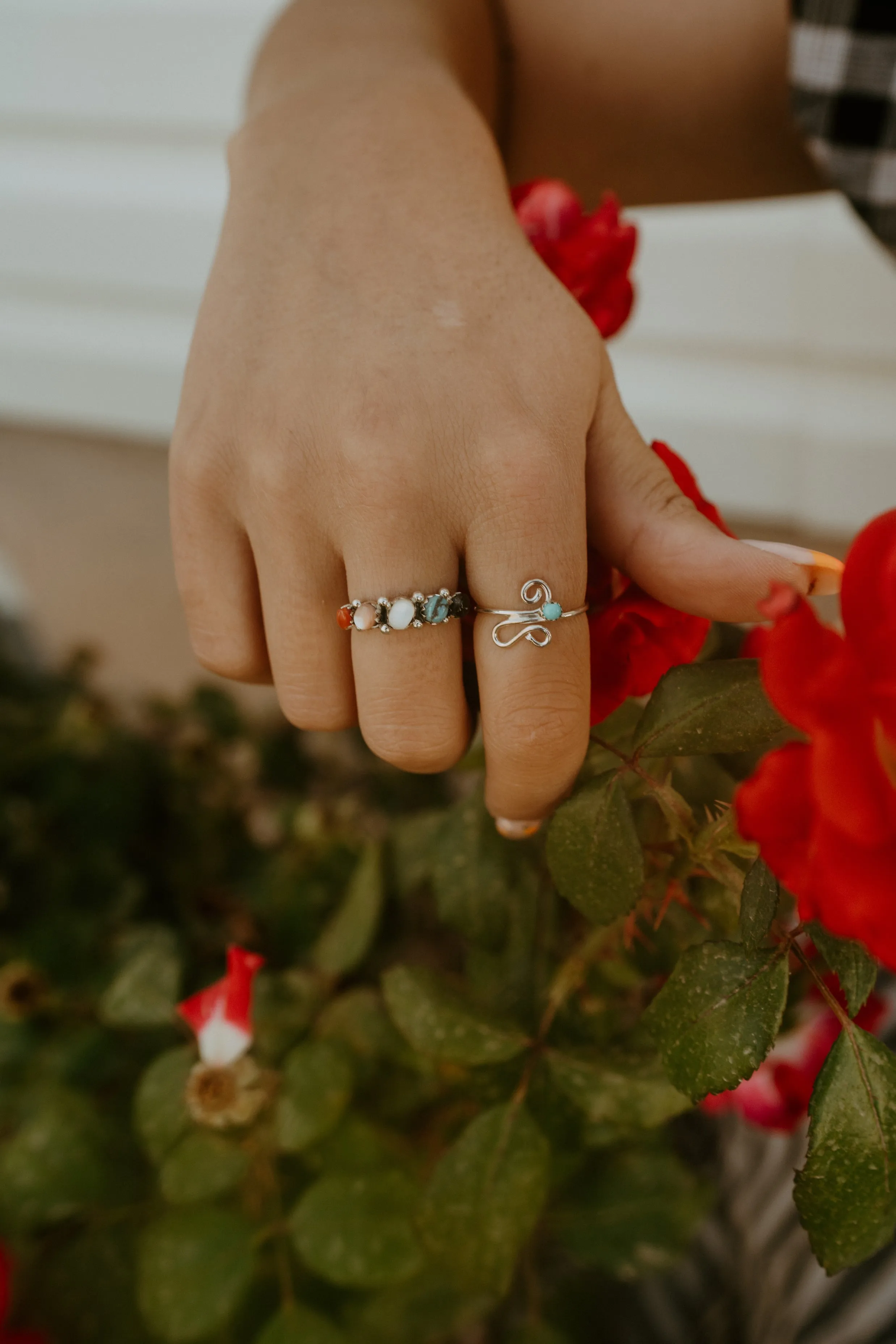 Arden Ring | Turquoise - FINAL SALE sold by Goldie Lew product image thumbnail 2