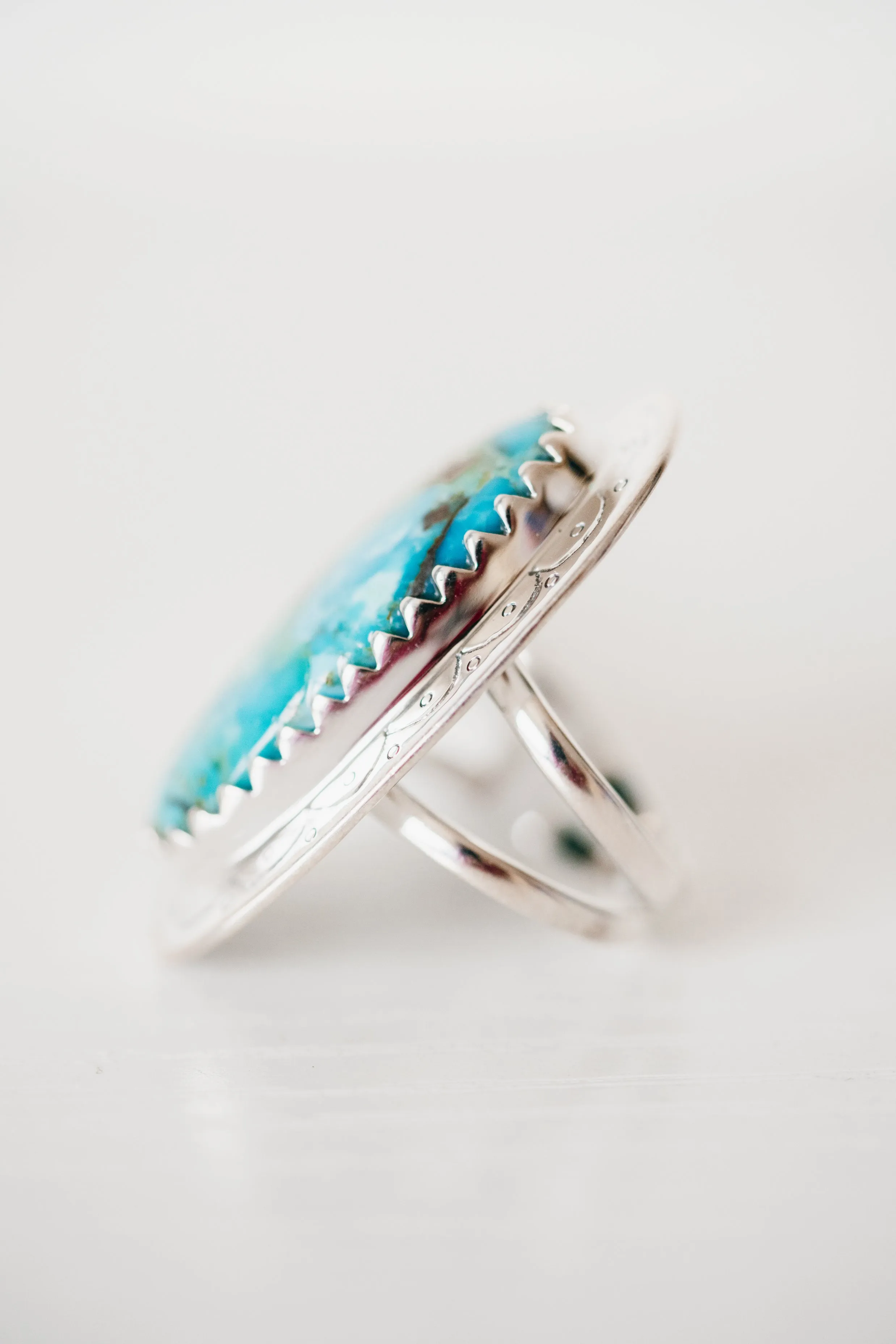 Sojourner Ring | Boulder Turquoise sold by Goldie Lew product image thumbnail 3