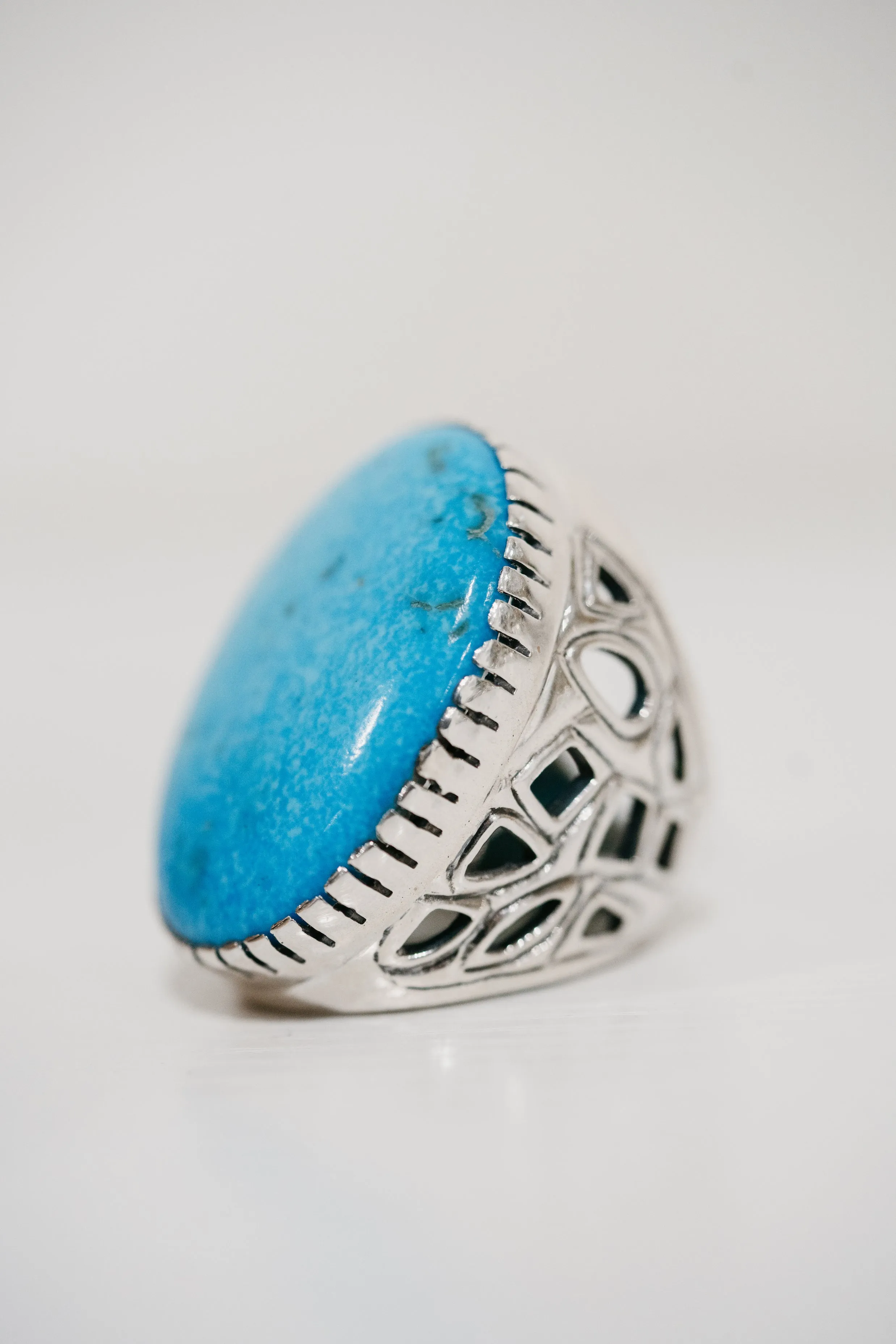 Marleigh Ring | Kingman Turquoise sold by Goldie Lew product image thumbnail 4