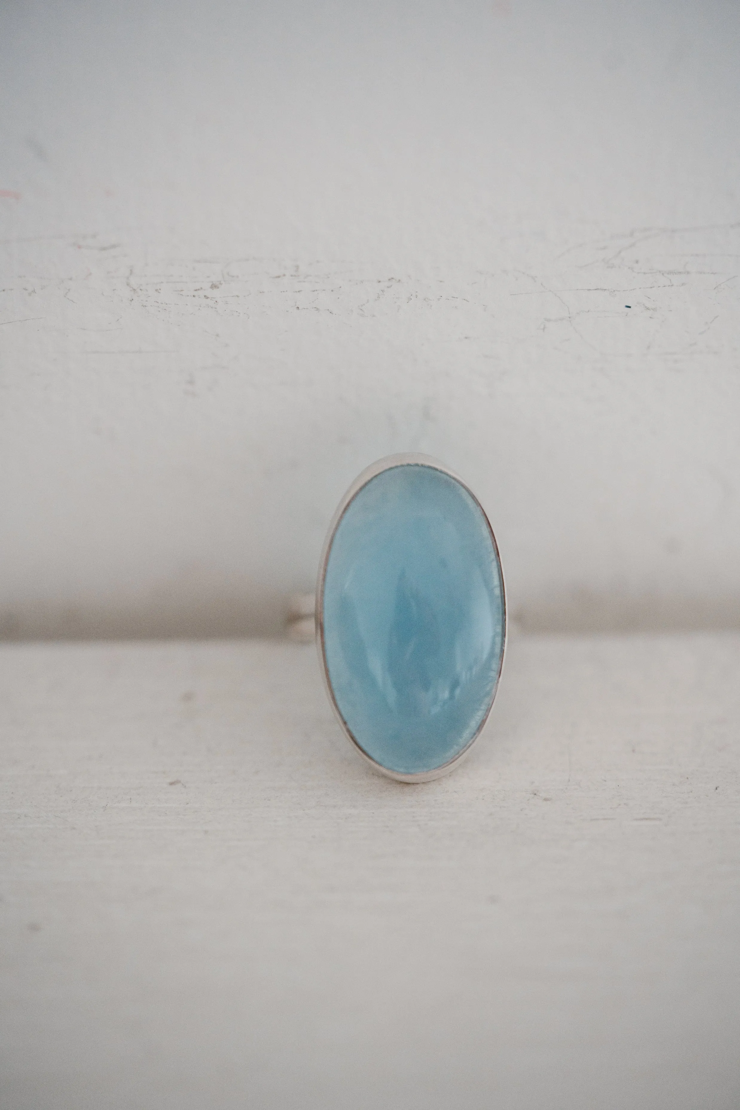 Jackson Ring | Large | Aquamarine - FINAL SALE sold by Goldie Lew