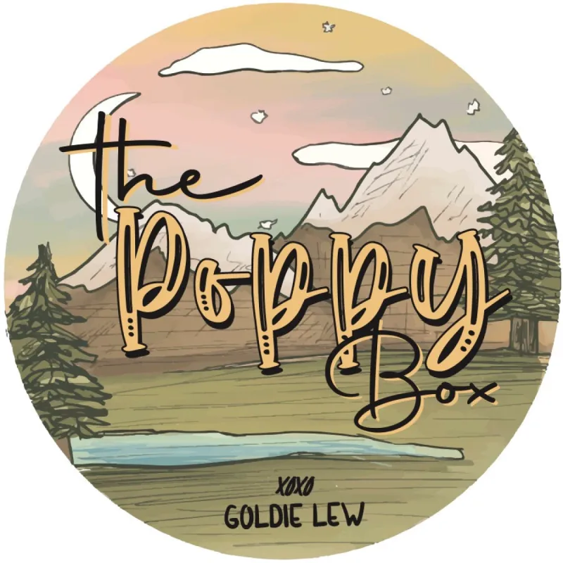August 2022 Poppy Box sold by Goldie Lew