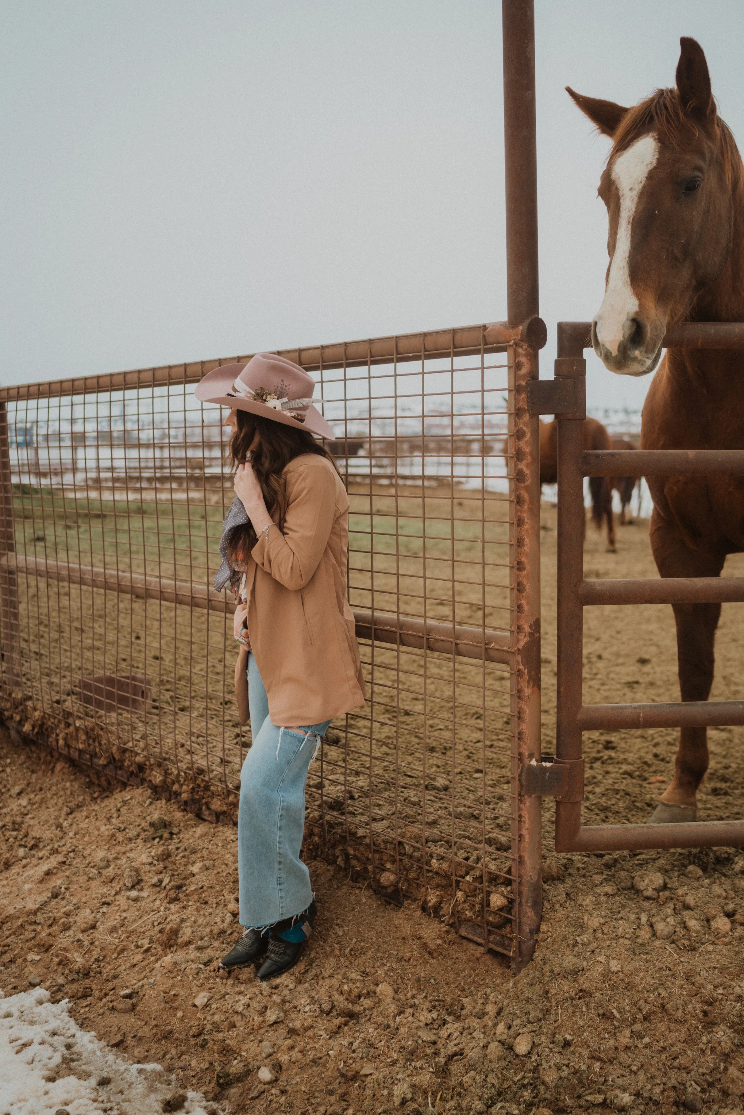 Blush Hat | Embroidered sold by Goldie Lew product image thumbnail 2