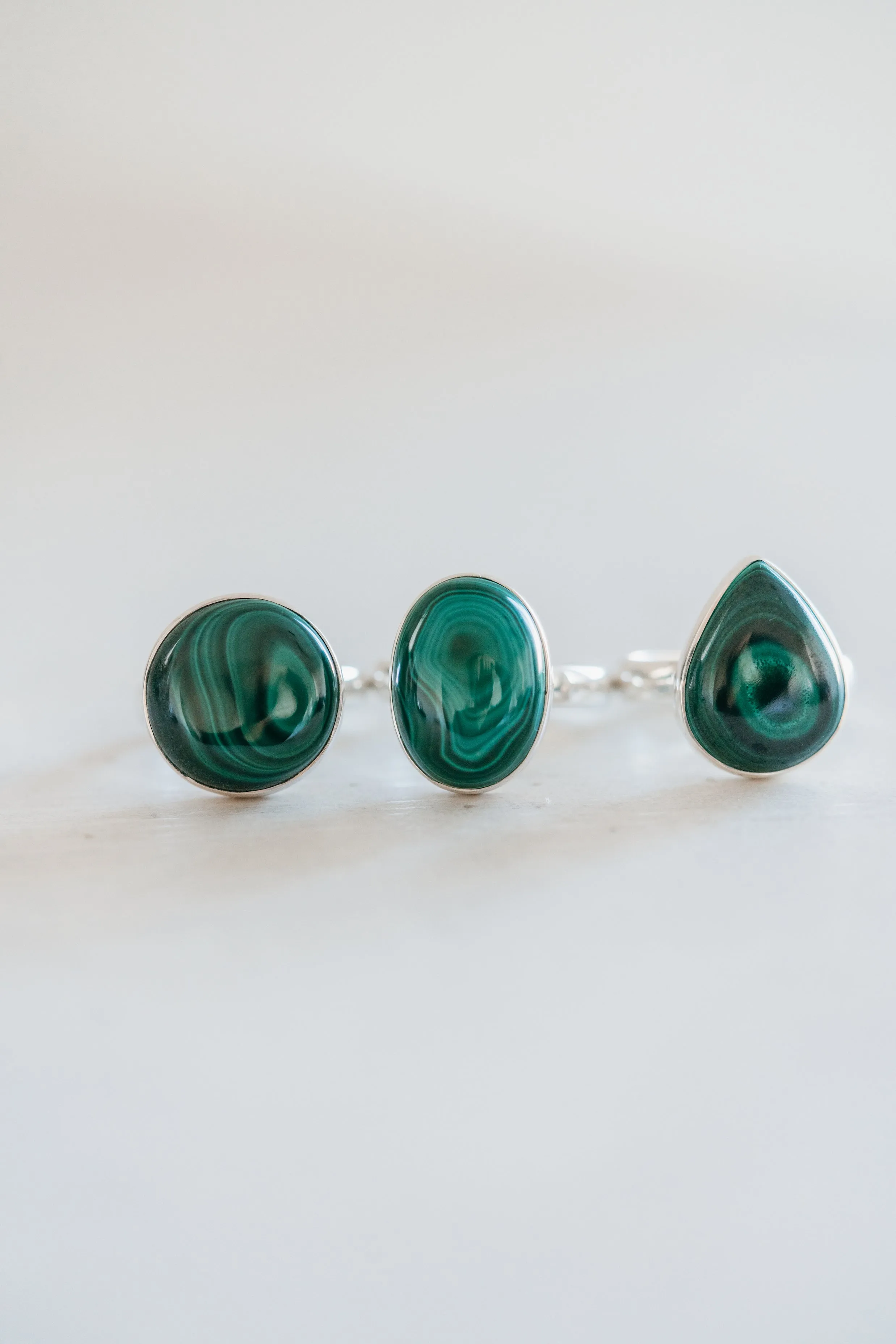 Bruna Ring | Malachite - FINAL SALE sold by Goldie Lew