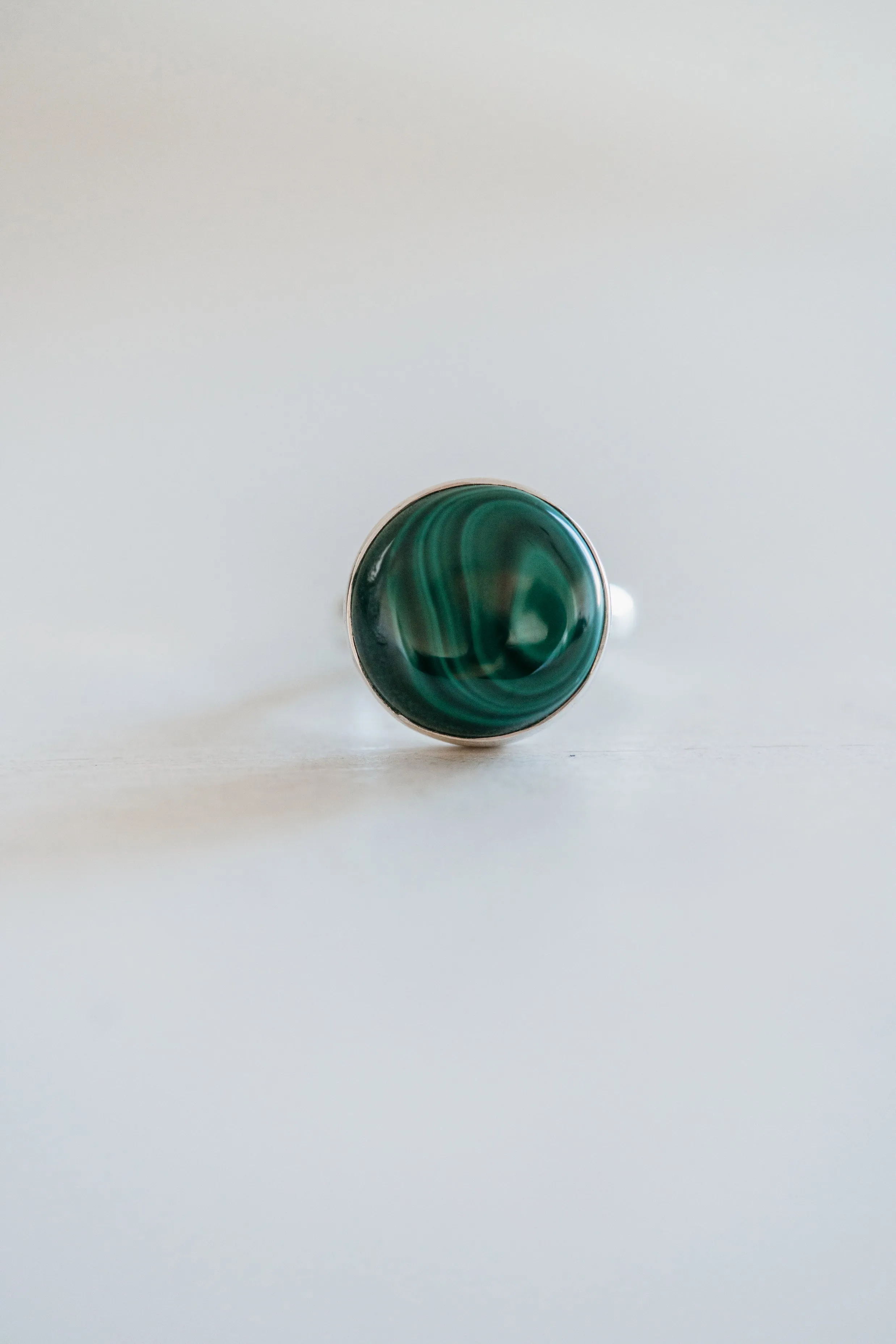 Bruna Ring | Malachite - FINAL SALE sold by Goldie Lew product image thumbnail 5