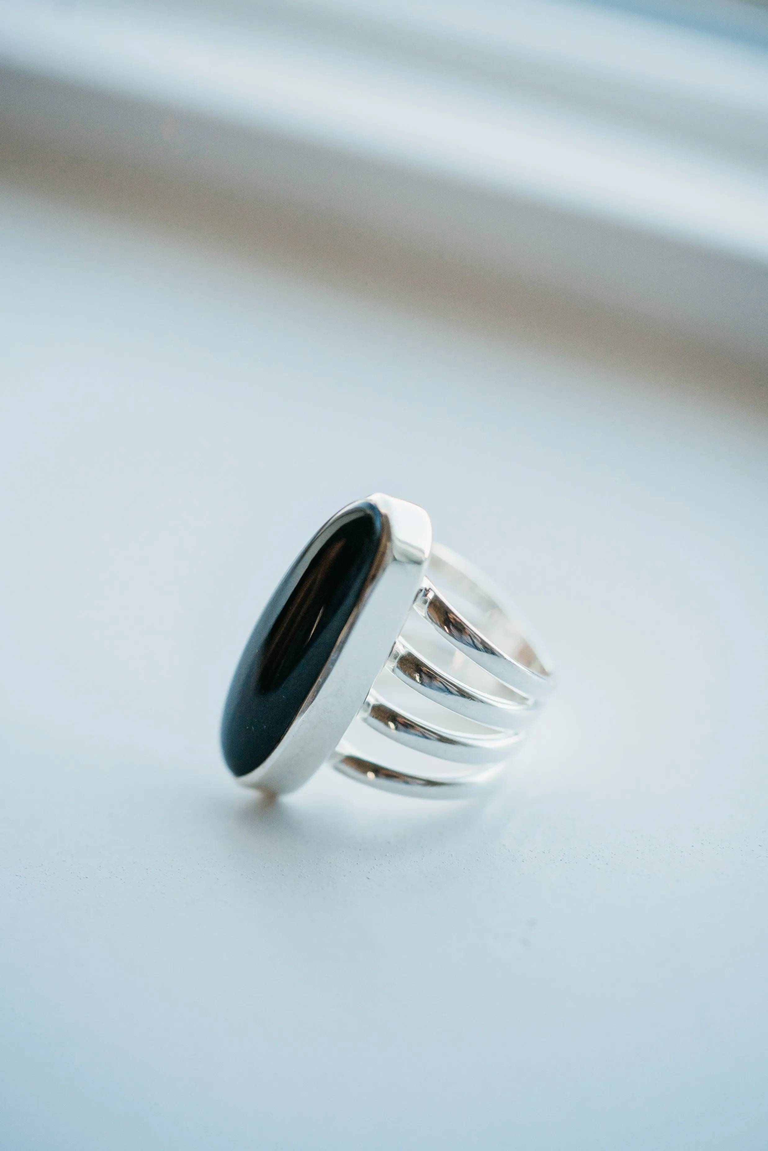 Cheyenne Ring | Black Onyx sold by Goldie Lew product image thumbnail 2