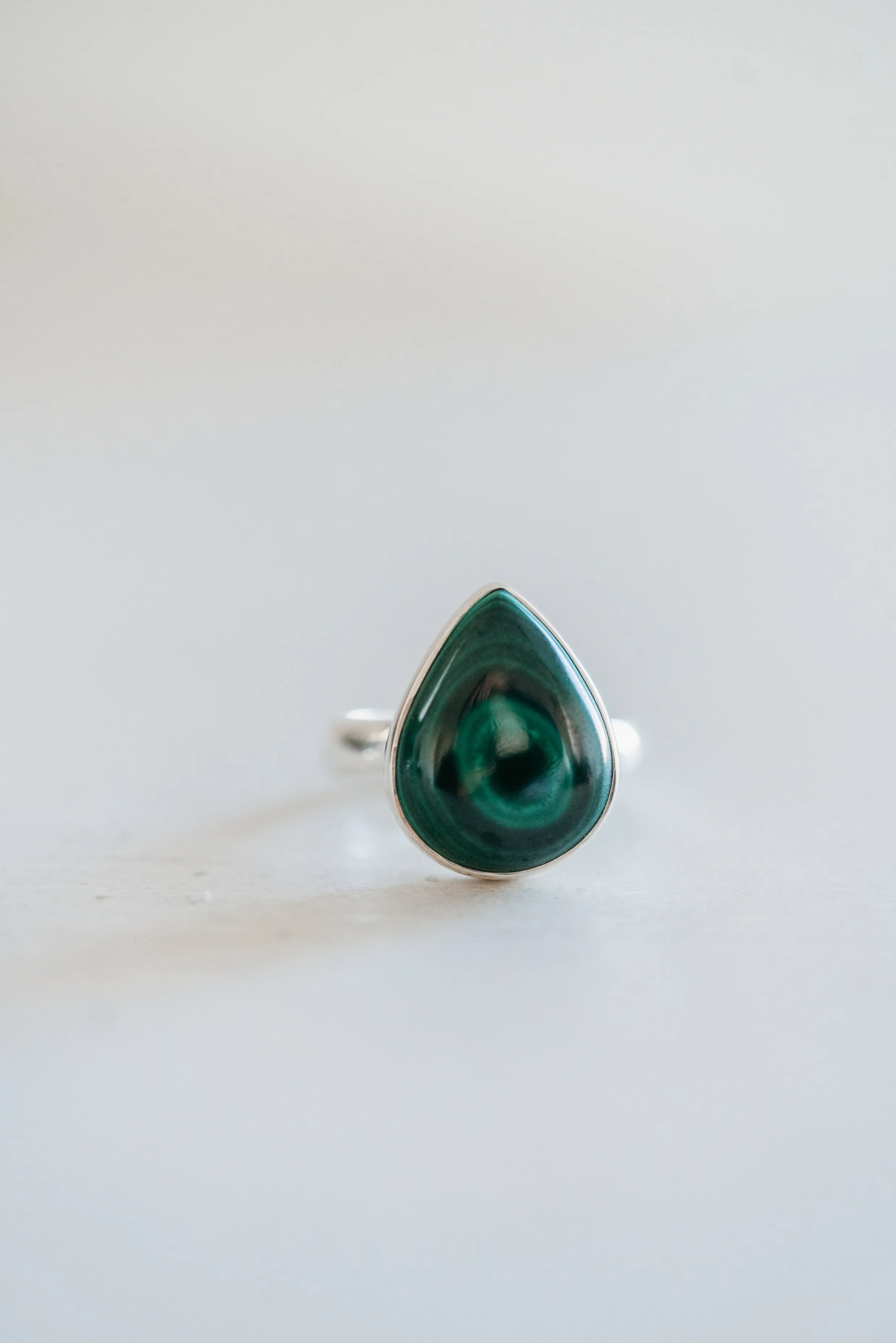 Bruna Ring | Malachite - FINAL SALE sold by Goldie Lew product image thumbnail 3