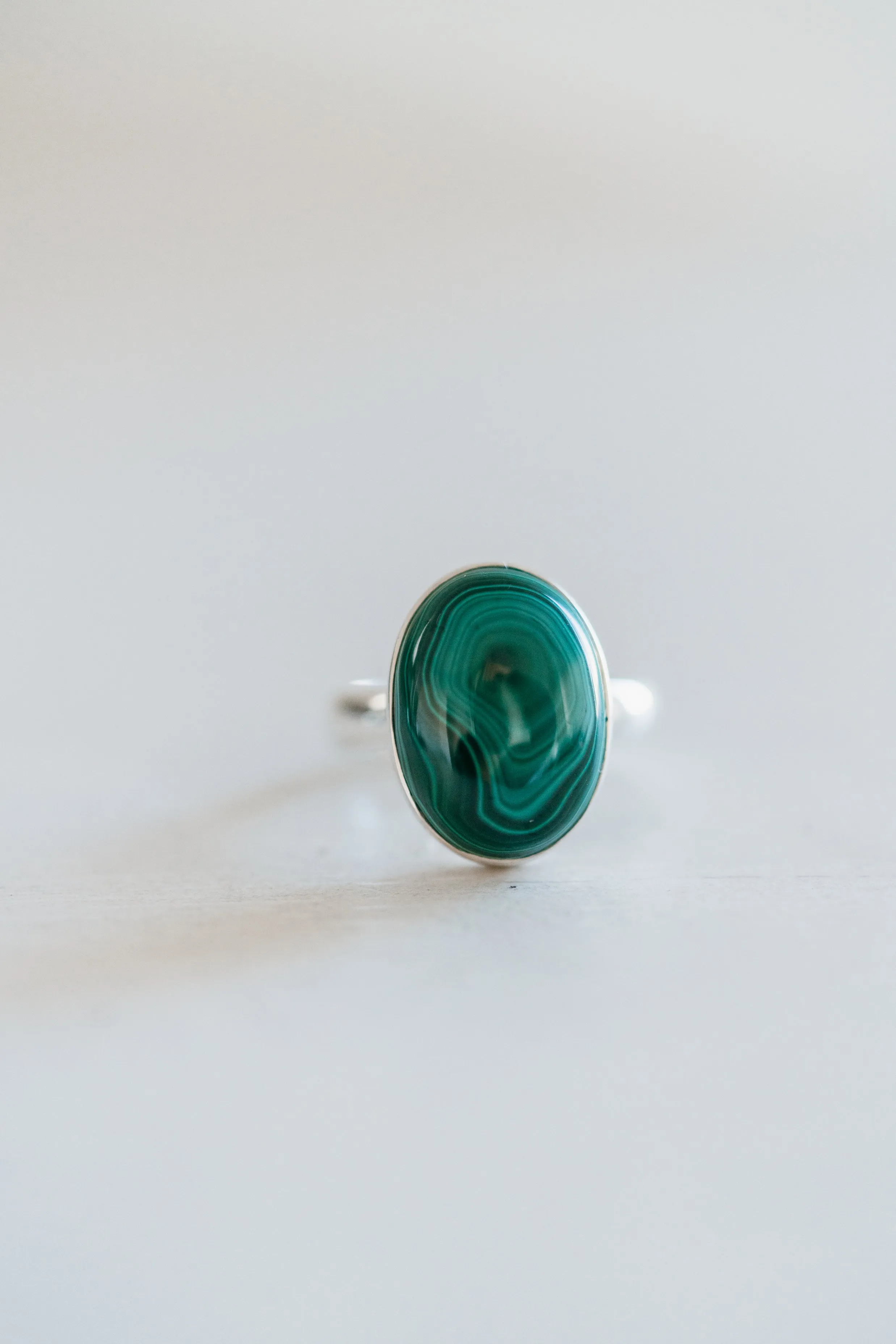 Bruna Ring | Malachite - FINAL SALE sold by Goldie Lew product image thumbnail 4