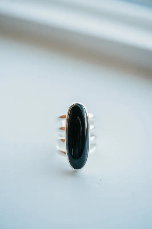 Cheyenne Ring | Black Onyx sold by Goldie Lew