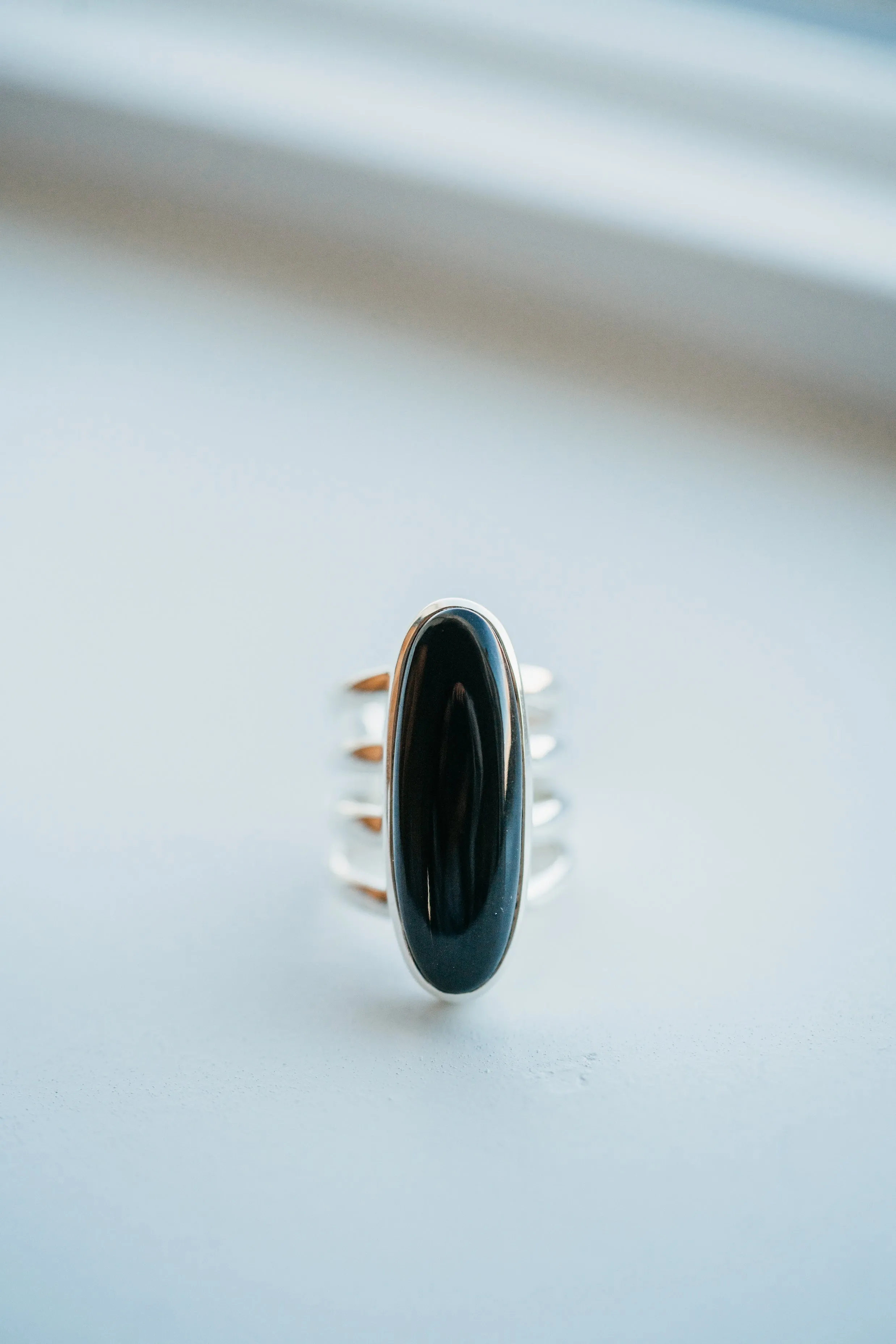 Cheyenne Ring | Black Onyx sold by Goldie Lew