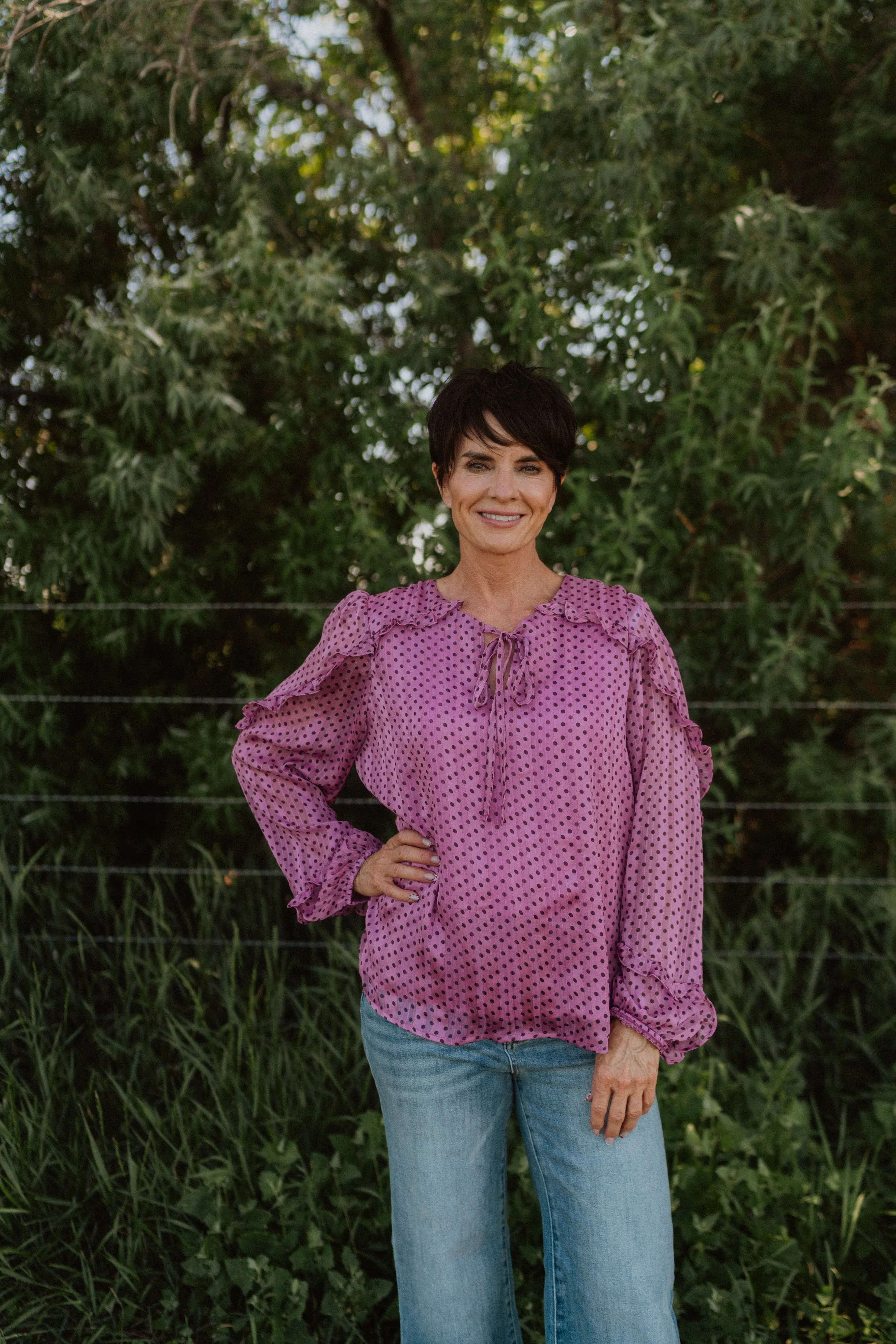 Polka Polka Dot Top - FINAL SALE sold by Goldie Lew product image thumbnail 2