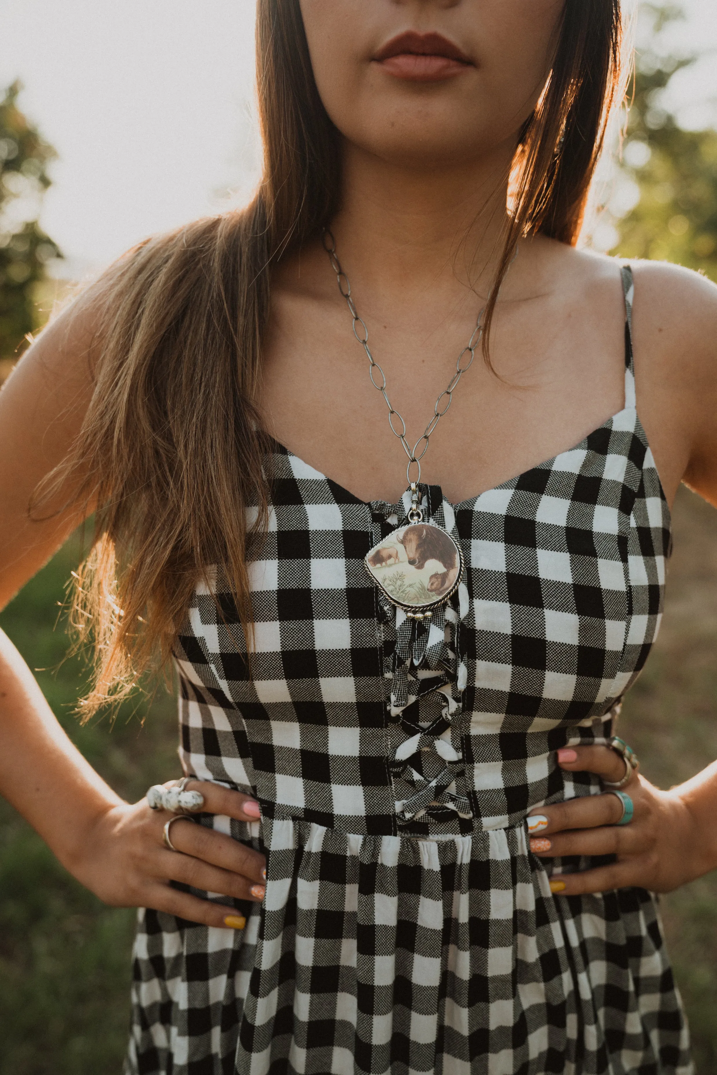 Home on The Range | Buffalo Pendant sold by Goldie Lew