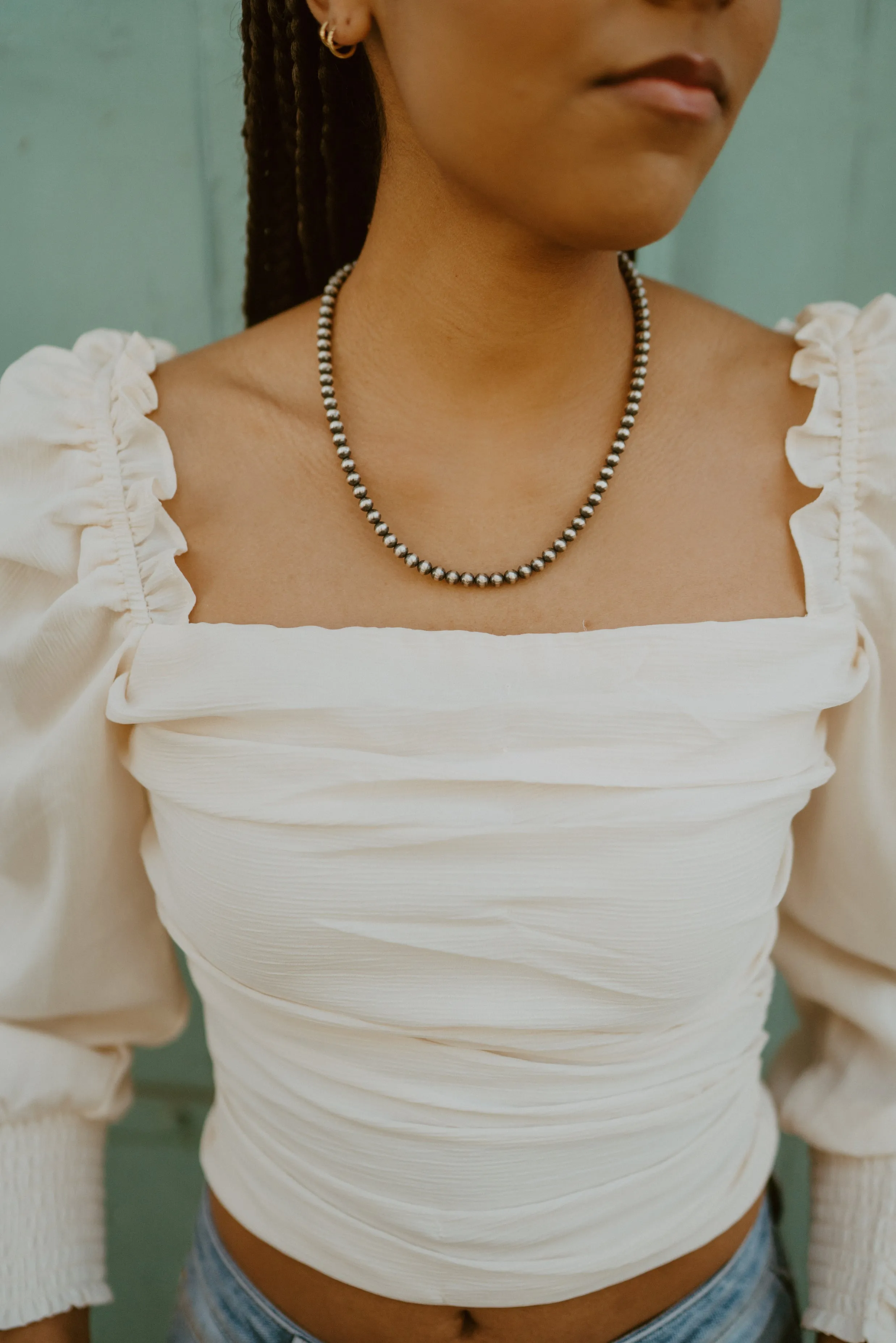 Myla Necklace | 6 mm sold by Goldie Lew