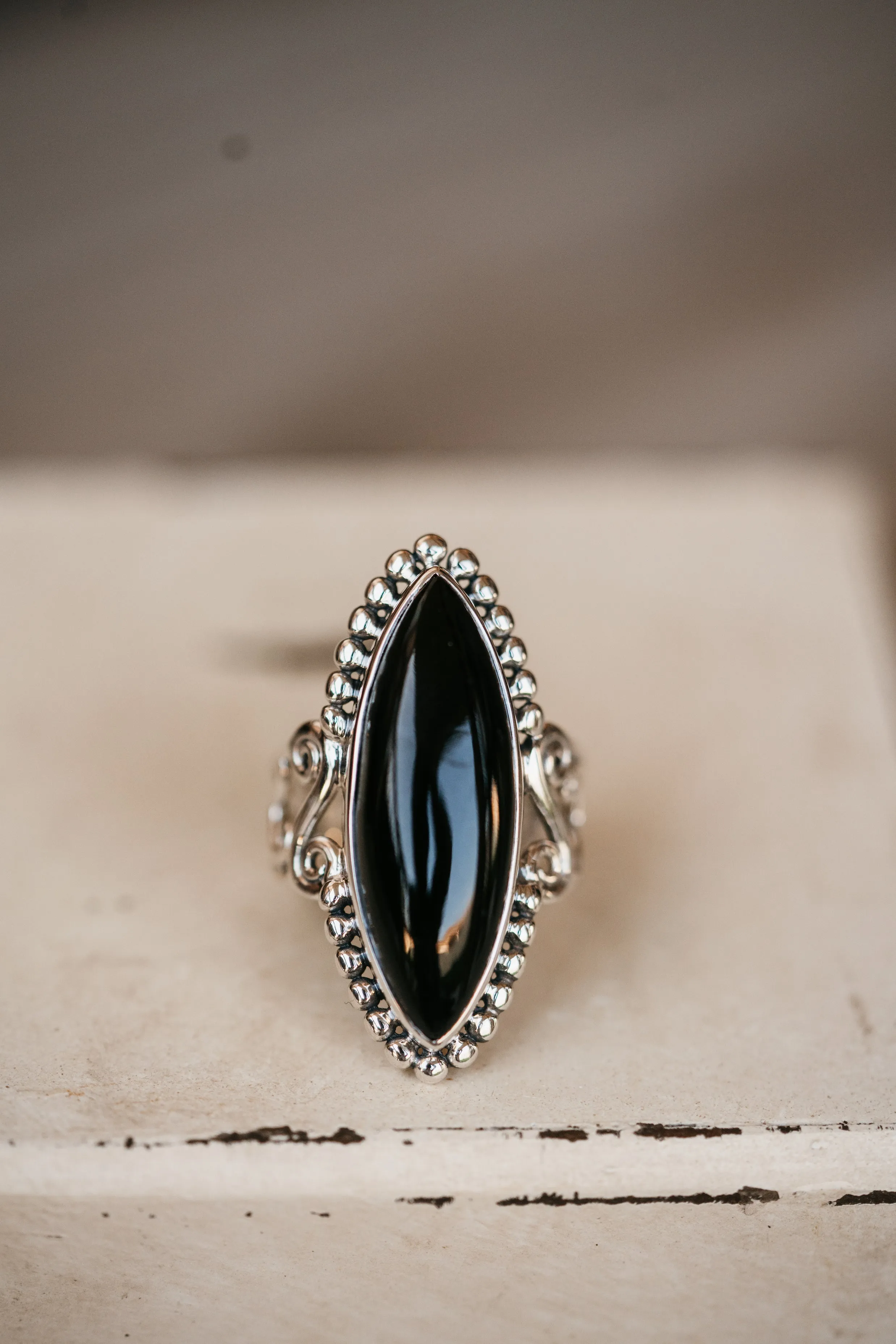 Baylee Ring | Black Onyx sold by Goldie Lew