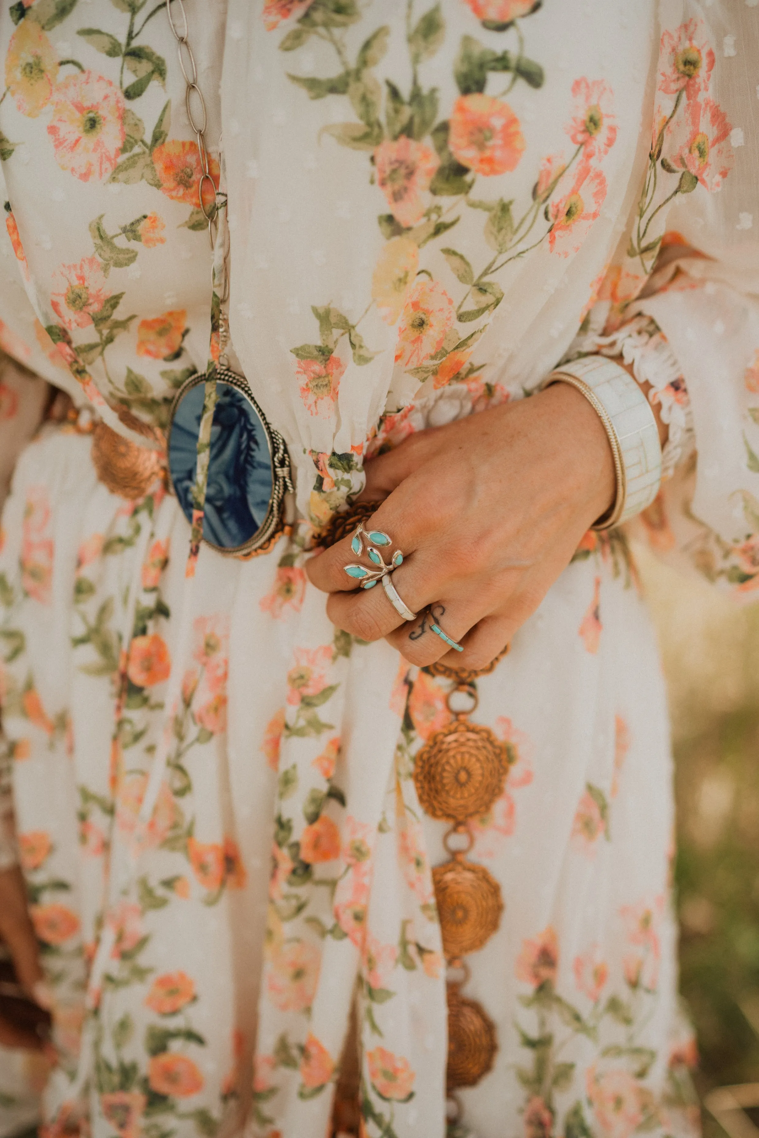 Blythe Ring | Turquoise sold by Goldie Lew product image thumbnail 3