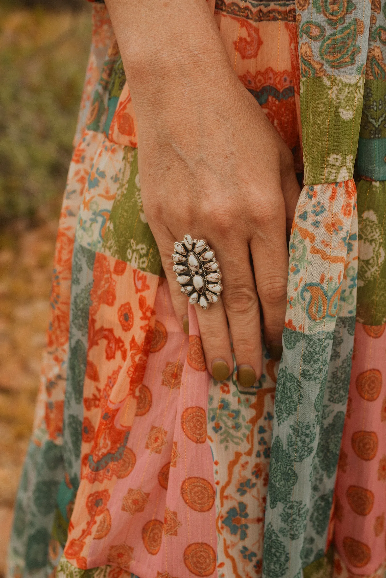 Perra Ring | Wild Horse Jasper sold by Goldie Lew