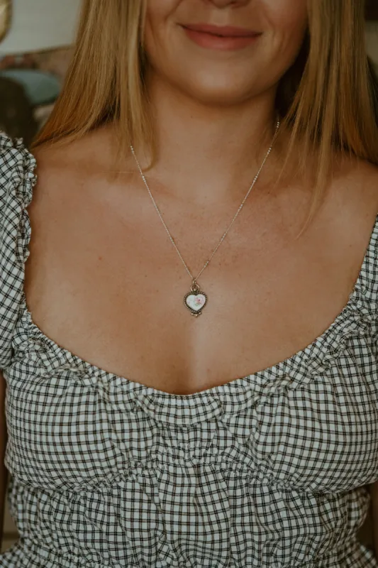 Tinsy Heart Necklace sold by Goldie Lew