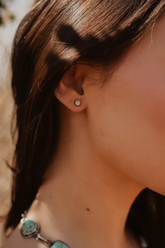 Bransley Studs | Fire Opal sold by Goldie Lew