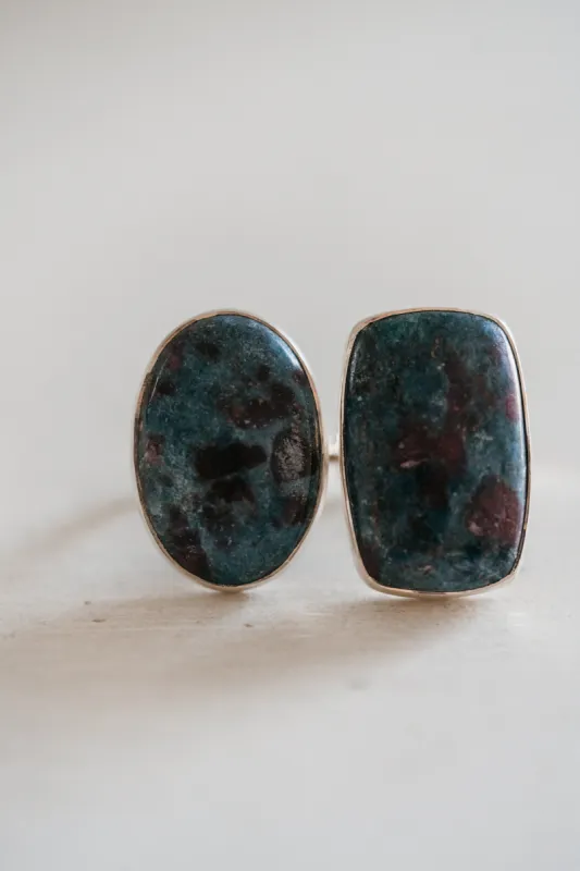 Positano Ring | Ruby in Kyanite sold by Goldie Lew