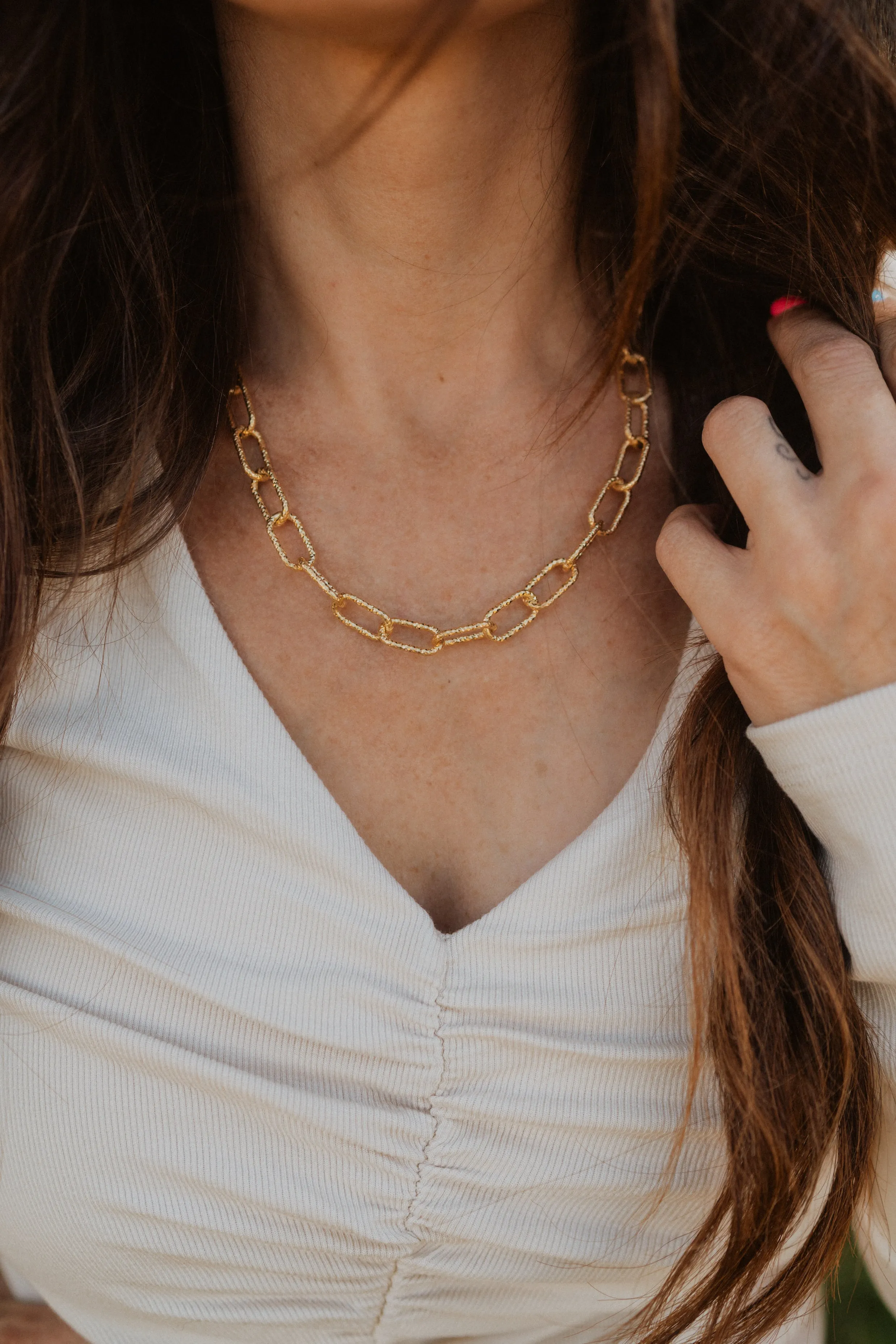 Duana Necklace | Gold sold by Goldie Lew product image thumbnail 2