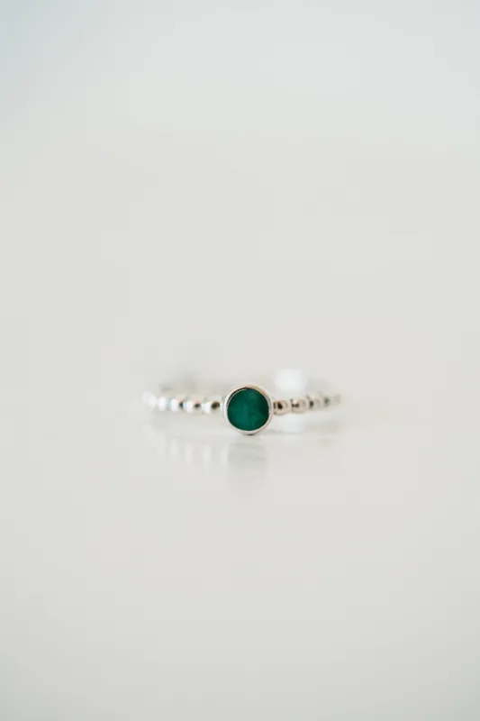 Chanel Ring | Emerald sold by Goldie Lew
