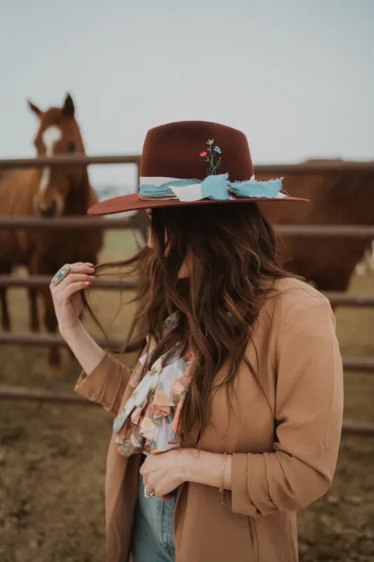 Burnished Copper | Embroidered sold by Goldie Lew