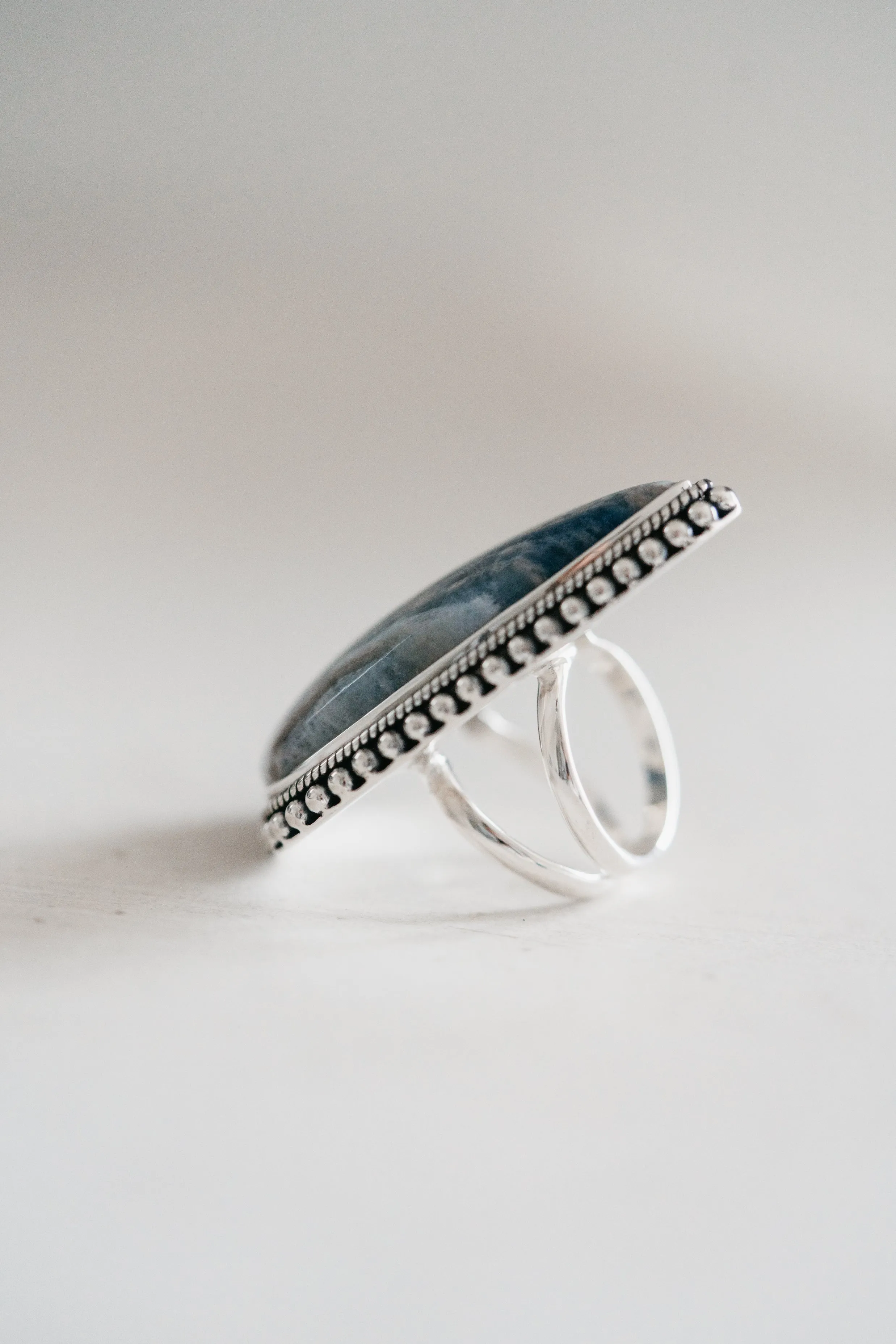 Betsy Ring | Blue Rhodochrosite sold by Goldie Lew product image thumbnail 5