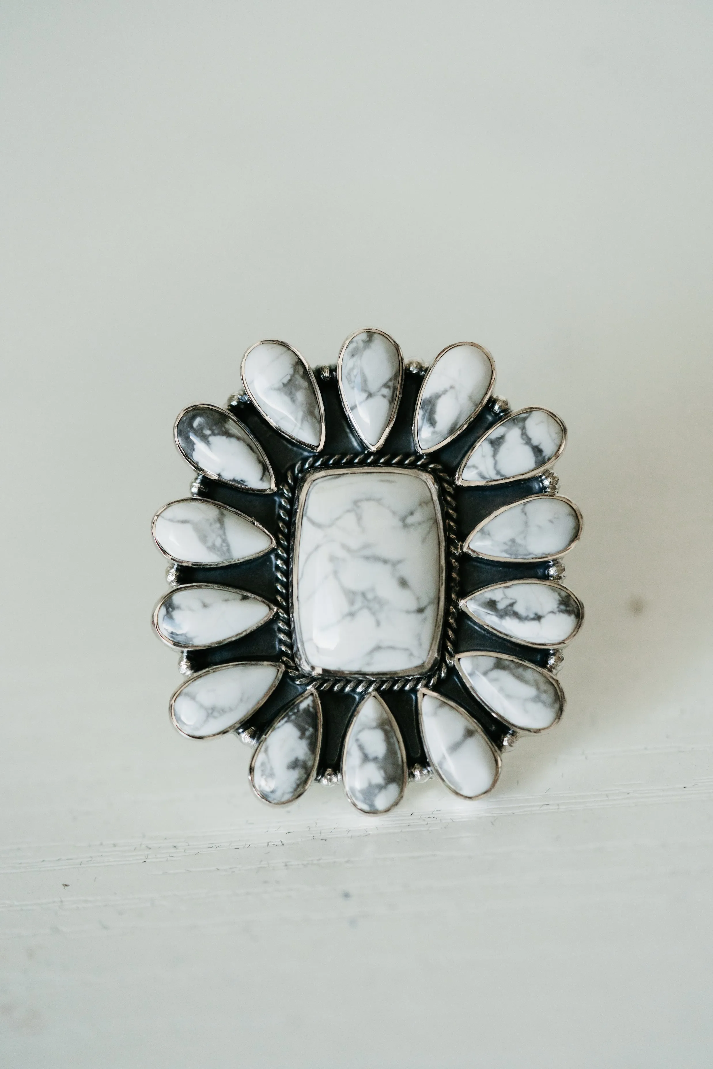 Scout Ring | Howlite sold by Goldie Lew product image thumbnail 5