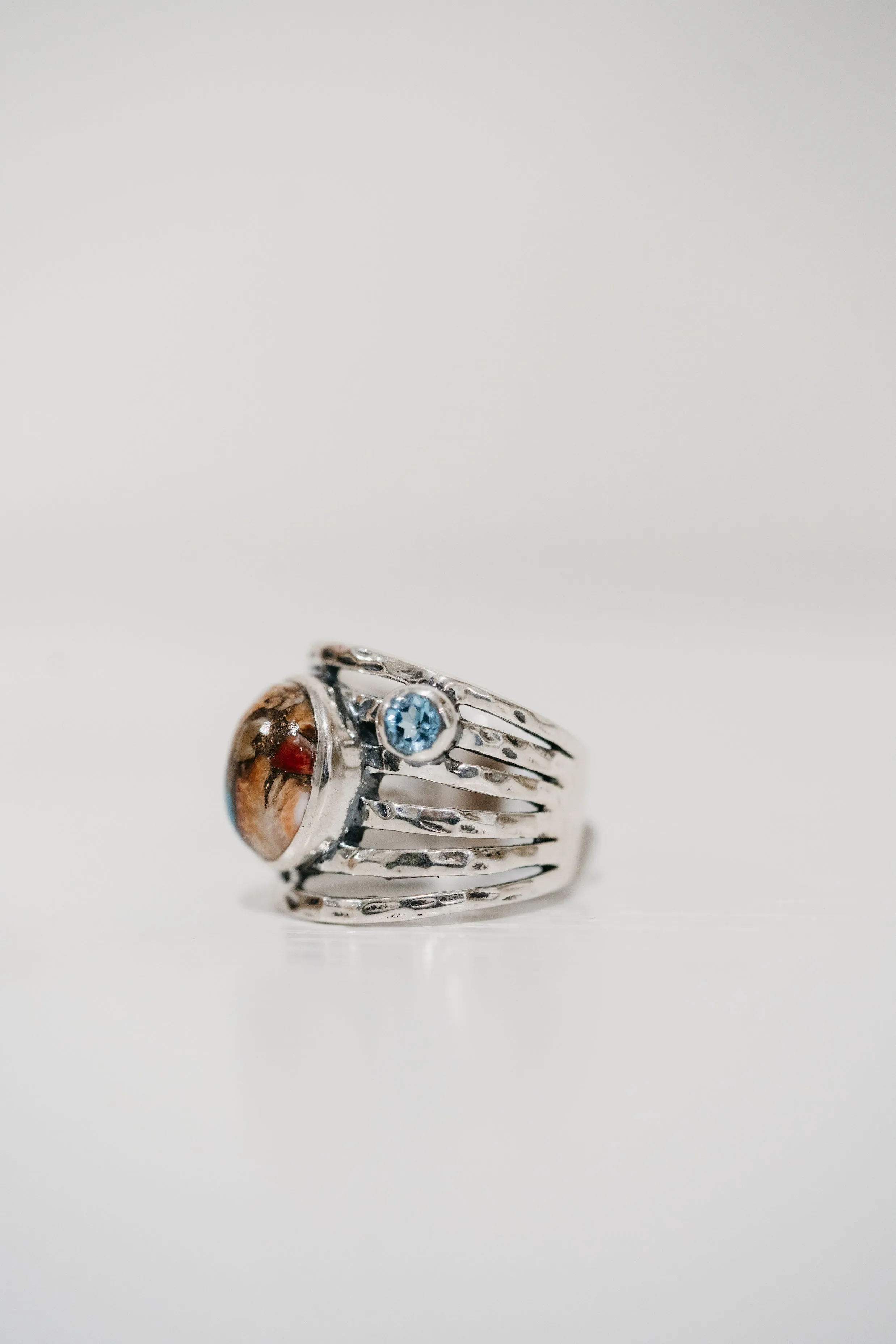 Holland Ring | Spiny Turquoise sold by Goldie Lew product image thumbnail 3