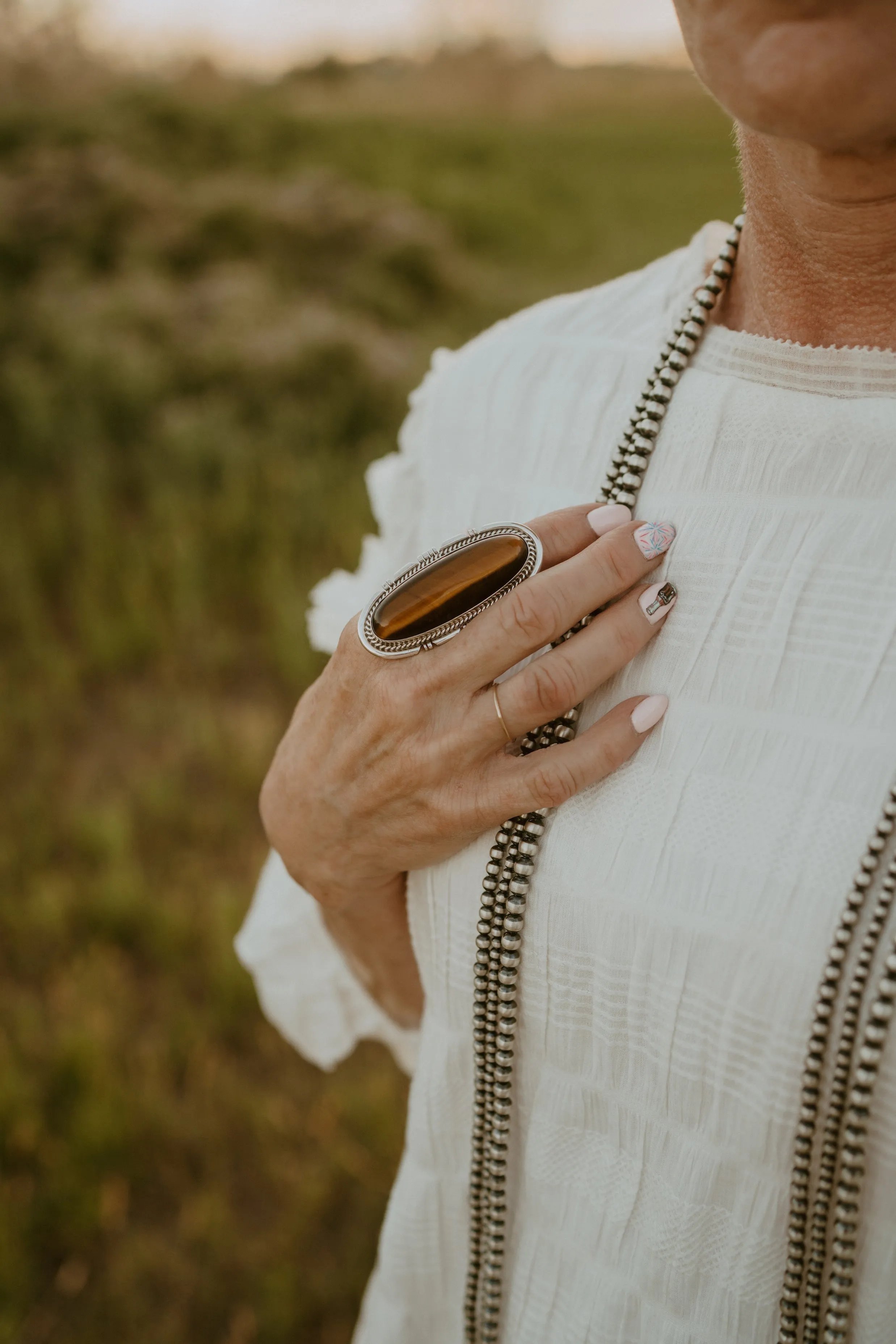 Emra Ring | Tiger's Eye sold by Goldie Lew product image thumbnail 3