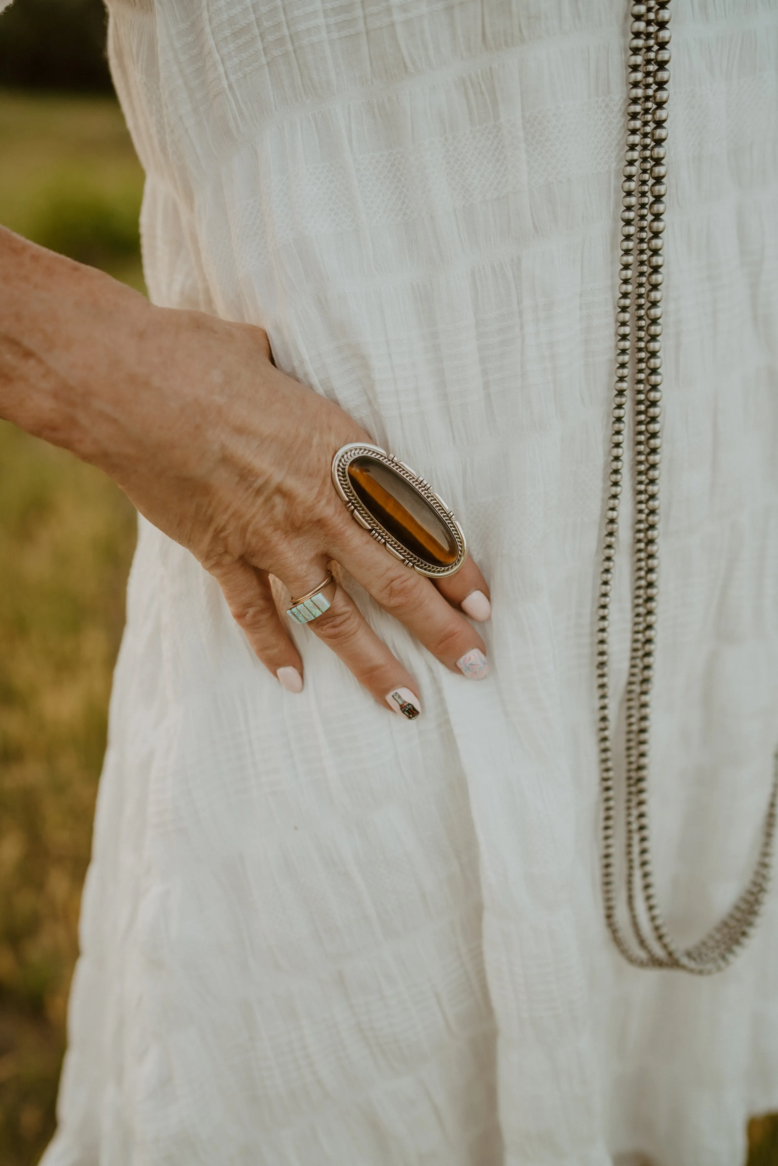 Emra Ring | Tiger's Eye sold by Goldie Lew product image thumbnail 2
