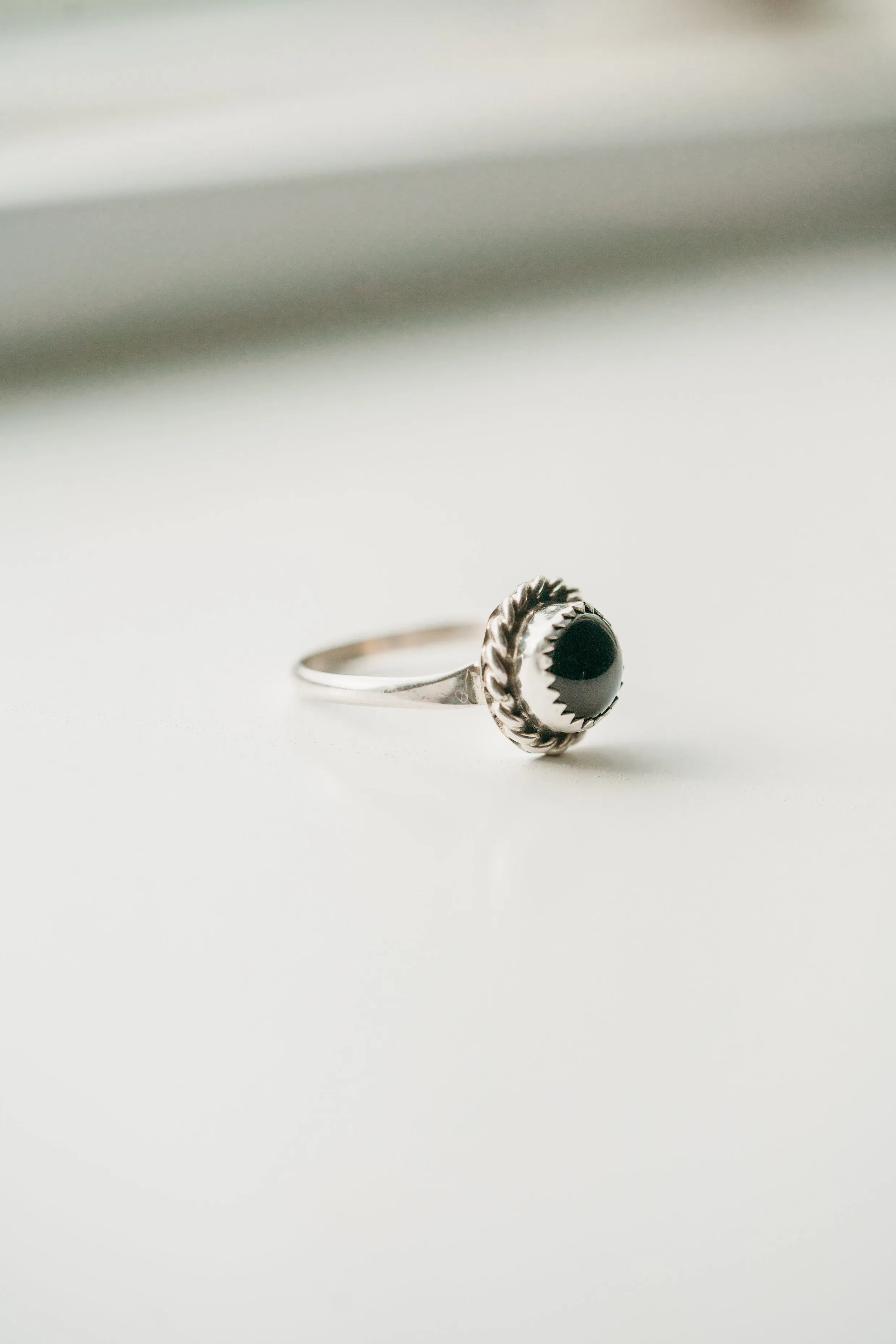 Becca Ring | Black Onyx sold by Goldie Lew product image thumbnail 2