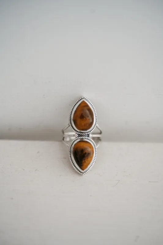 Everly Ring | Tiger's Eye sold by Goldie Lew