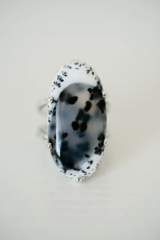 Lynn Ring | Dendritic Opal sold by Goldie Lew