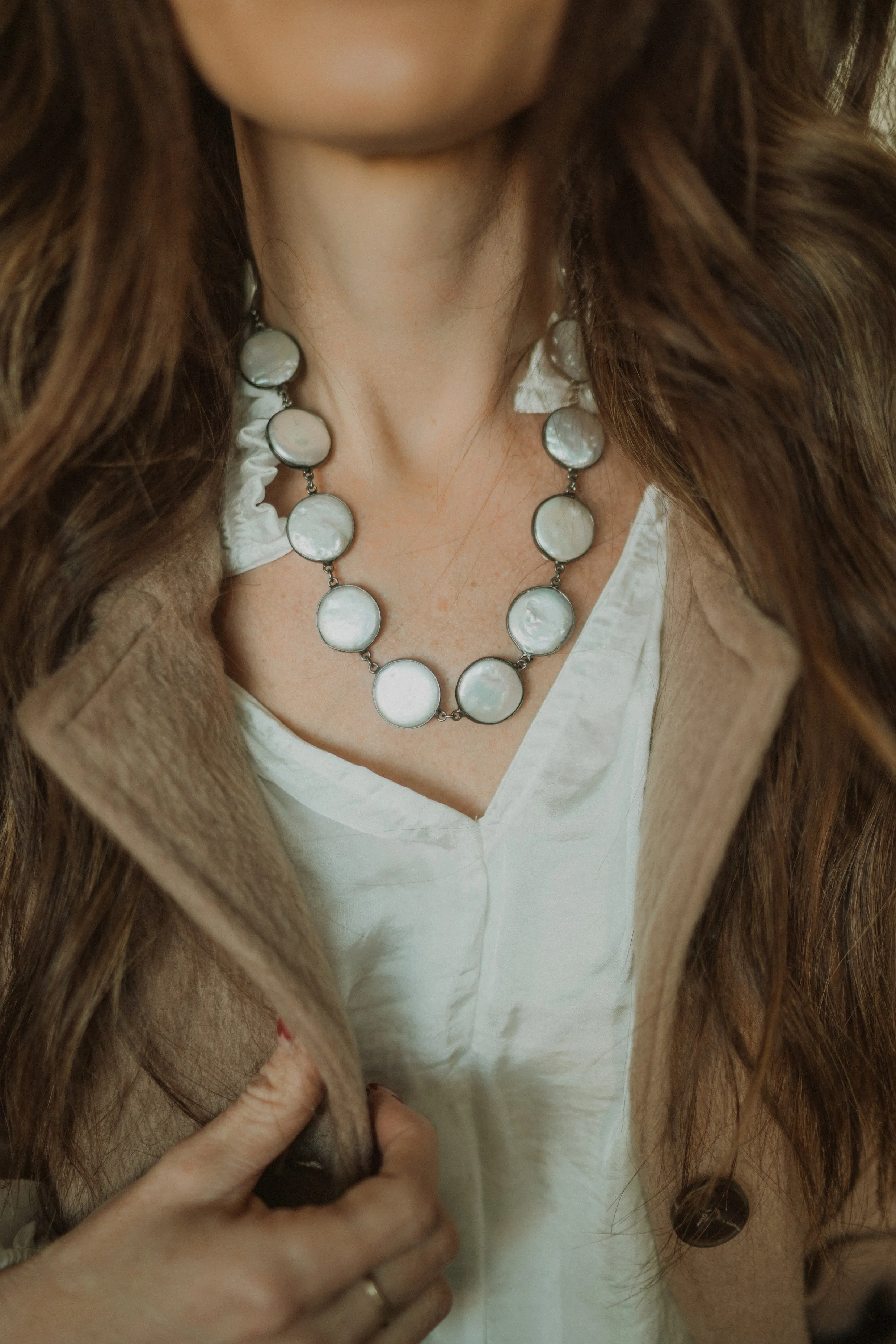 Jan Necklace | XL sold by Goldie Lew product image thumbnail 2