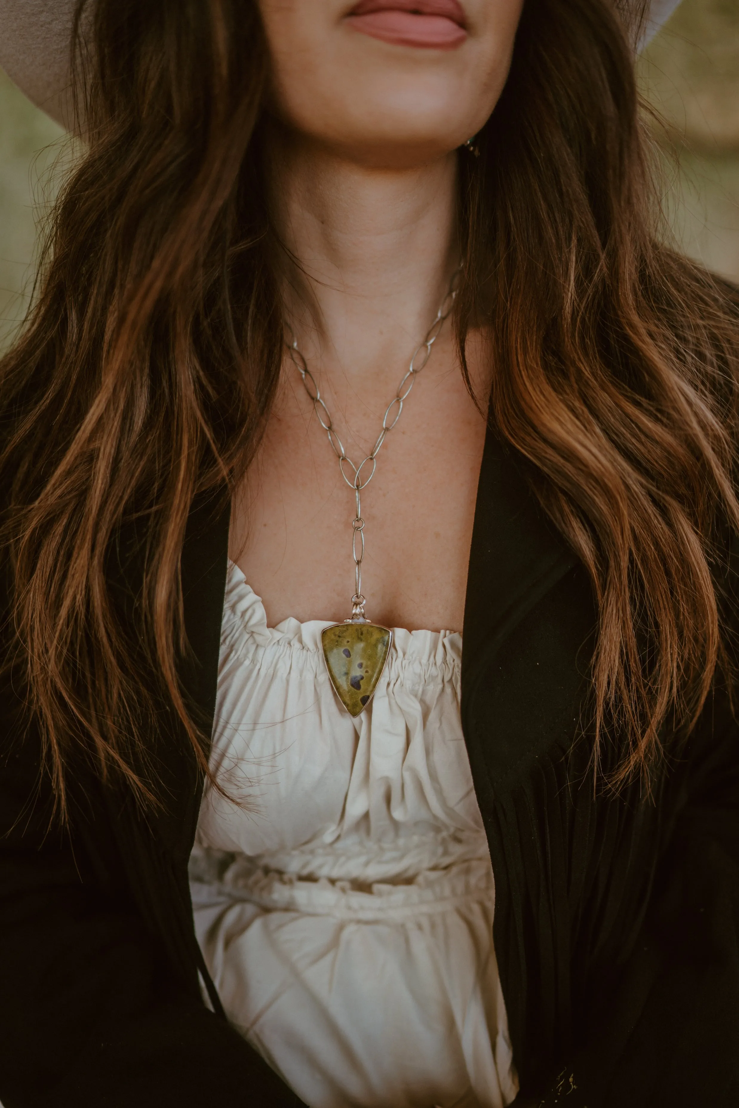 Ceelo Necklace | Tasmanian Serpentine sold by Goldie Lew