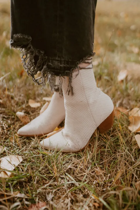 Caty Boot | Blush sold by Goldie Lew