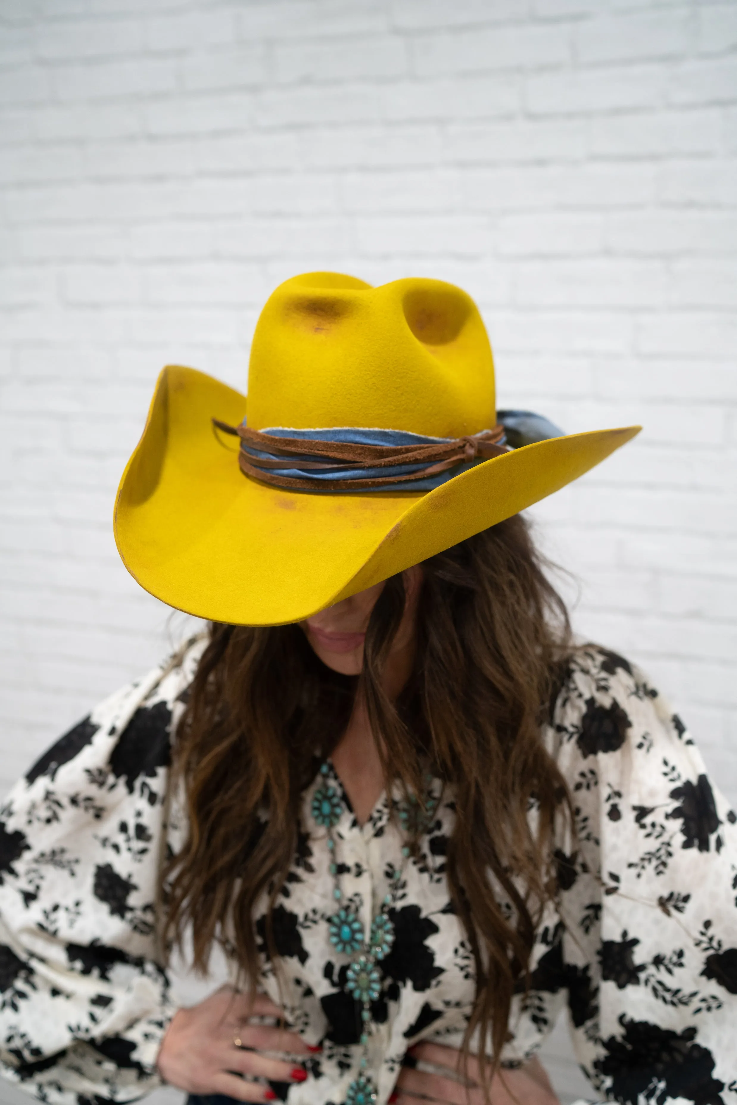 Mustard Hat | Hat Band sold by Goldie Lew product image thumbnail 4
